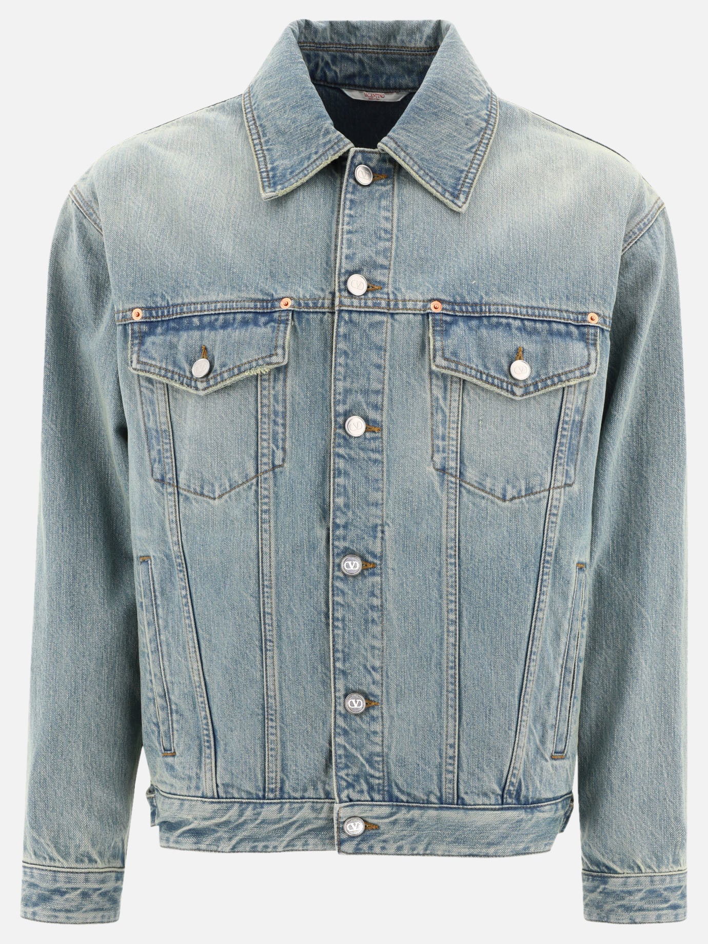 Giacche in denim 100% cotton  Azzurro - Valentino Uomo | PDP | VIETTI Online Store | thumbnail
