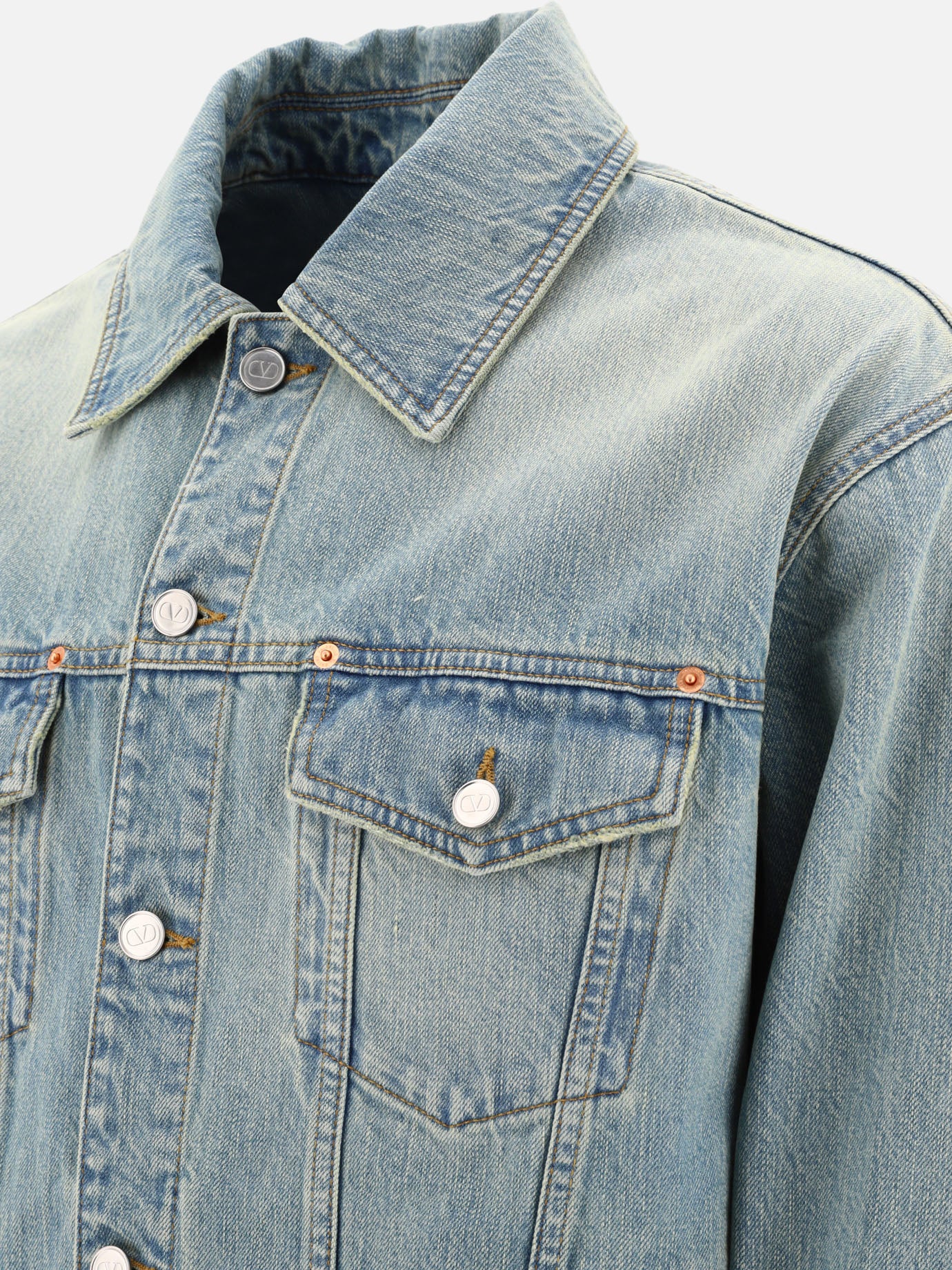Giacche in denim 100% cotton  Azzurro - Valentino Uomo | PDP | VIETTI Online Store | thumbnail_4