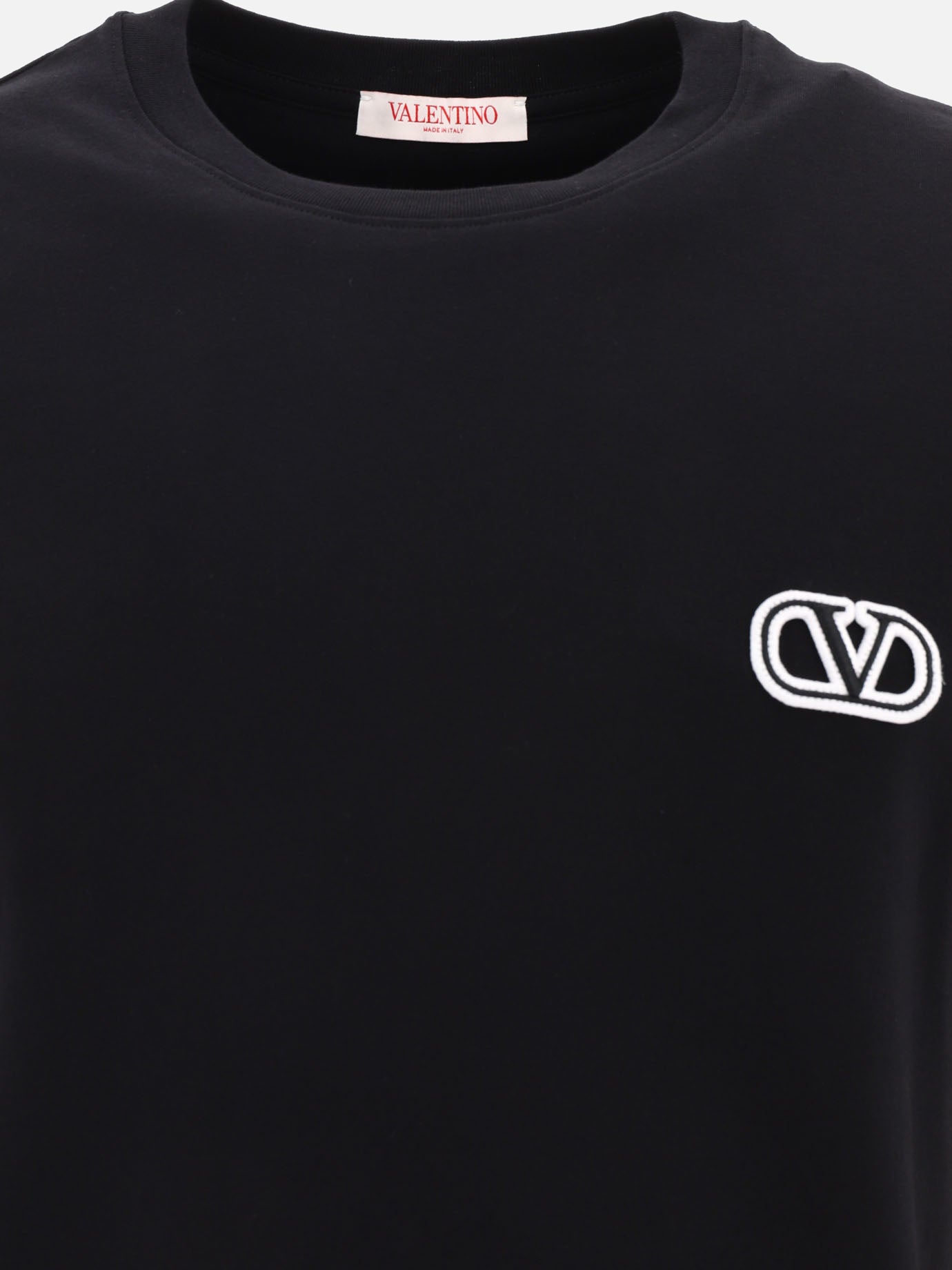 T-shirt girocollo 100% cotton  Nero - Valentino Uomo | PDP | VIETTI Online Store | thumbnail_3