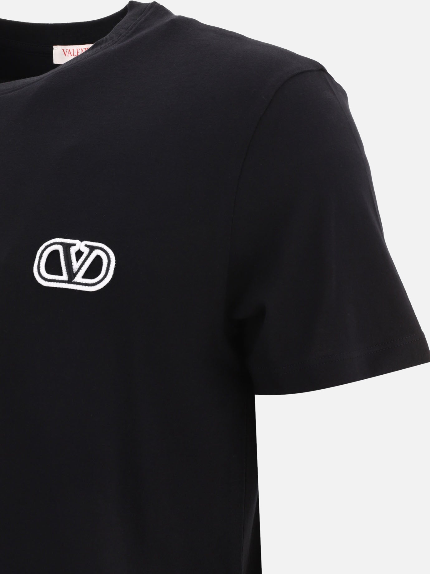 T-shirt girocollo 100% cotton  Nero - Valentino Uomo | PDP | VIETTI Online Store | Zoom-Modal_4
