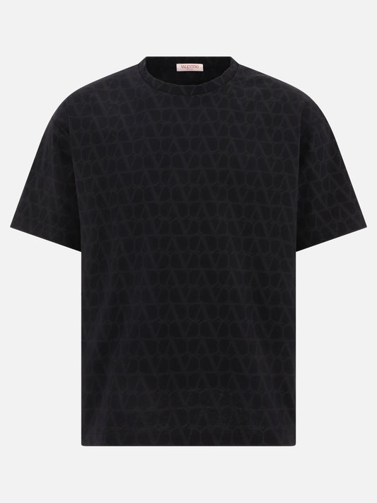 Crewneck t-shirts 100% cotton  Black - Valentino Men | PLP | VIETTI Online Store 
