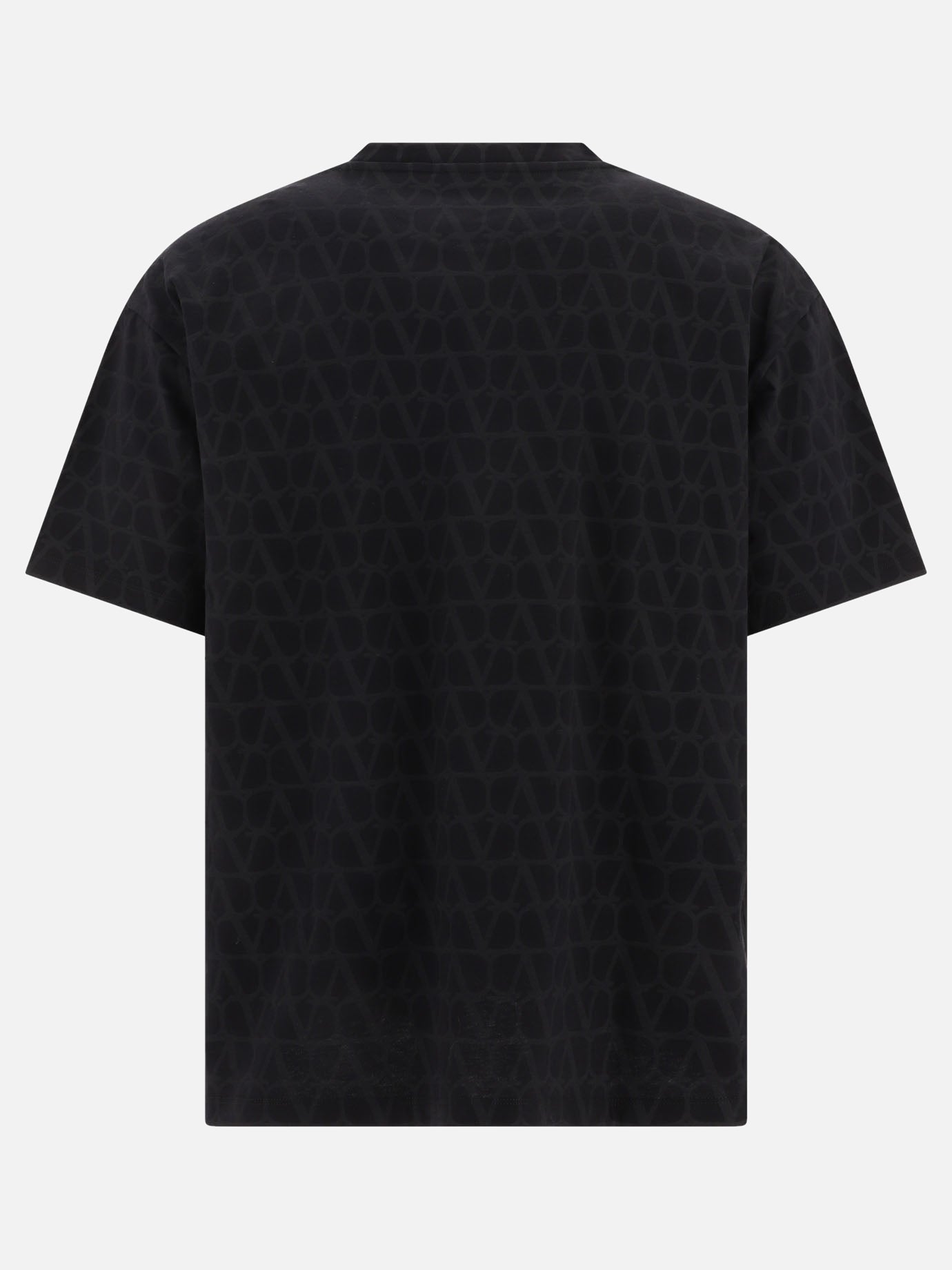 T-shirt girocollo 100% cotton  Nero - Valentino Uomo | PDP | VIETTI Online Store | Zoom-Modal_2
