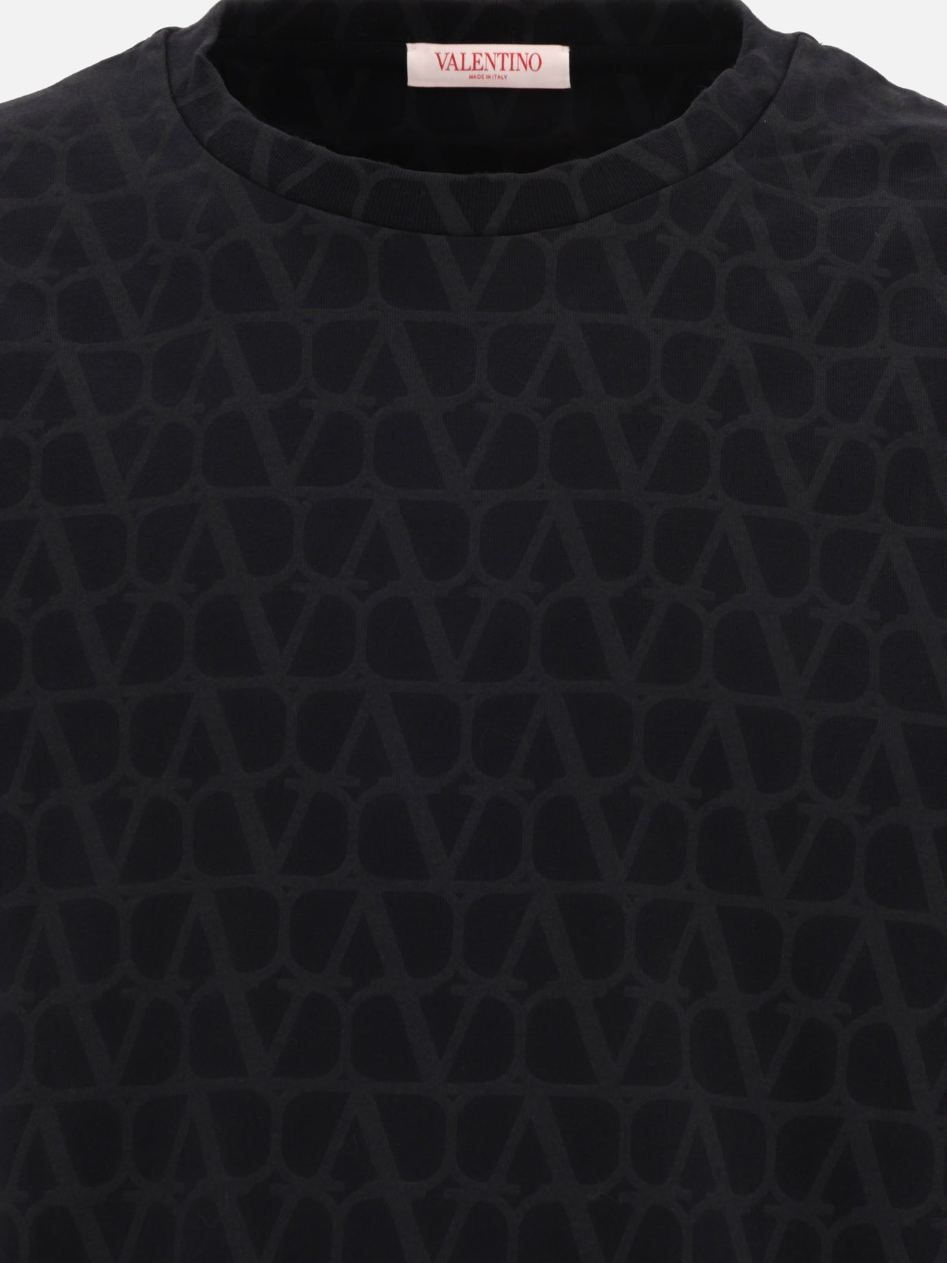 T-shirt girocollo 100% cotton  Nero - Valentino Uomo | PDP | VIETTI Online Store | Zoom-Modal_3
