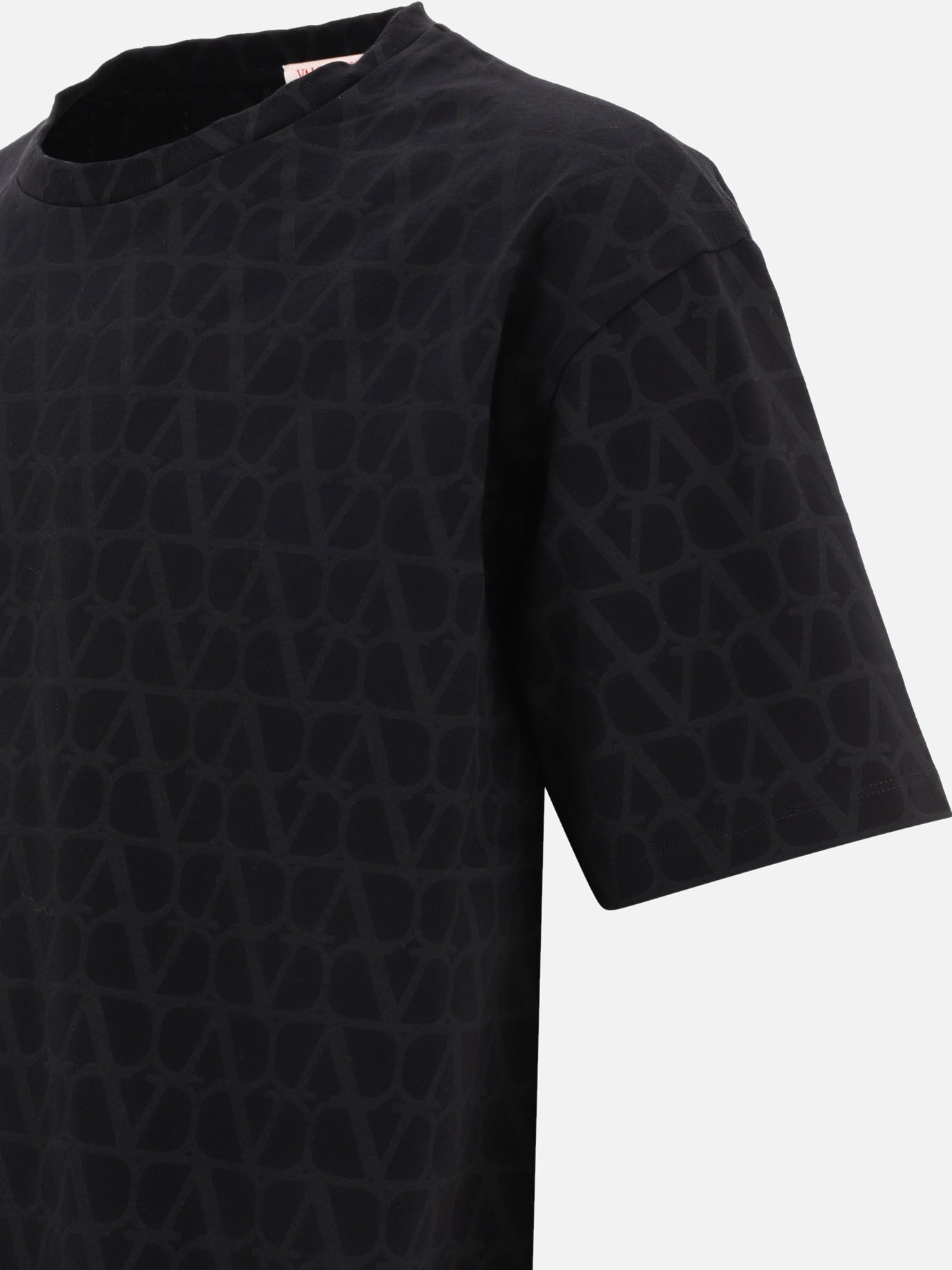 T-shirt girocollo 100% cotton  Nero - Valentino Uomo | PDP | VIETTI Online Store | thumbnail_4