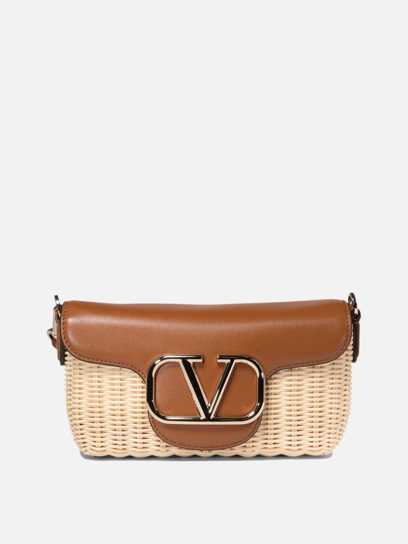 "Locò" rattan shoulder bag