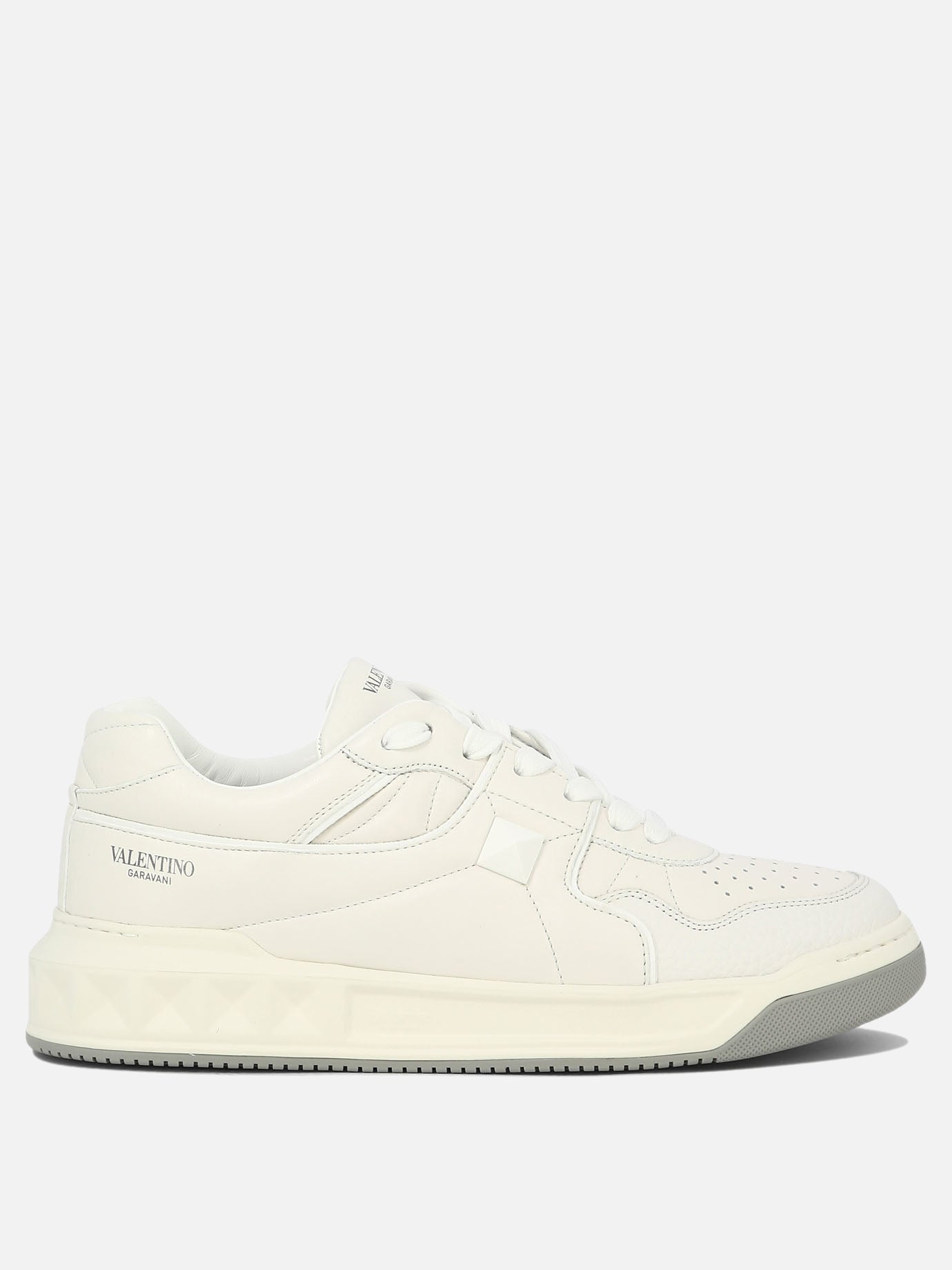 Sneaker basse 100% leather - 100% rubber  Bianco - Valentino Garavani Uomo | PDP | VIETTI Online Store | Zoom-Modal
