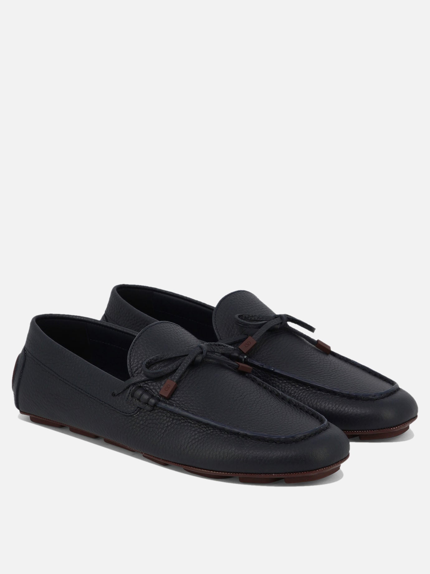 Loafers 100% leather - 100% rubber  Blue - Valentino Garavani Men | PDP | VIETTI Online Store | thumbnail_2
