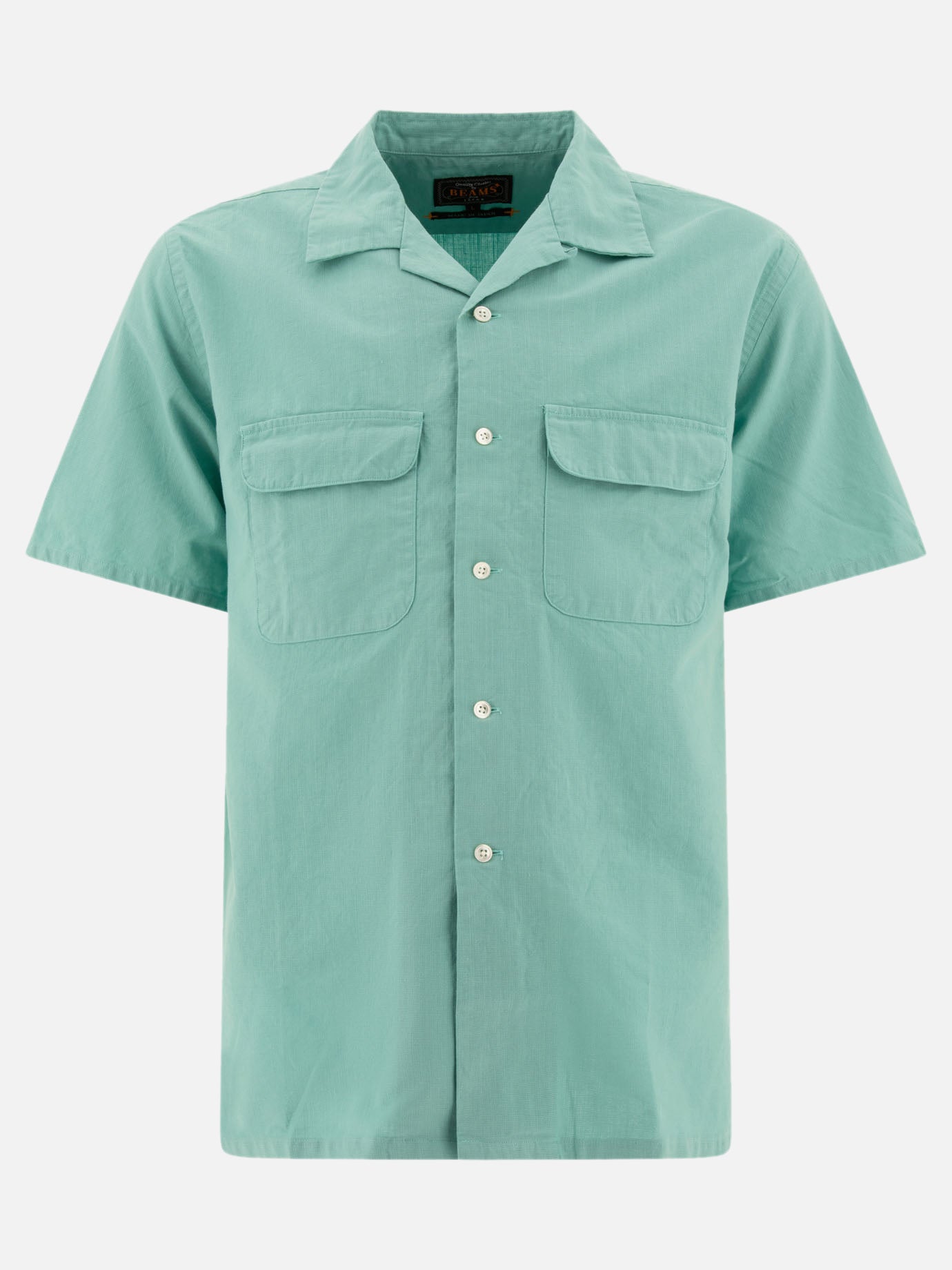 Beams Plus Shirt with pockets Light blue