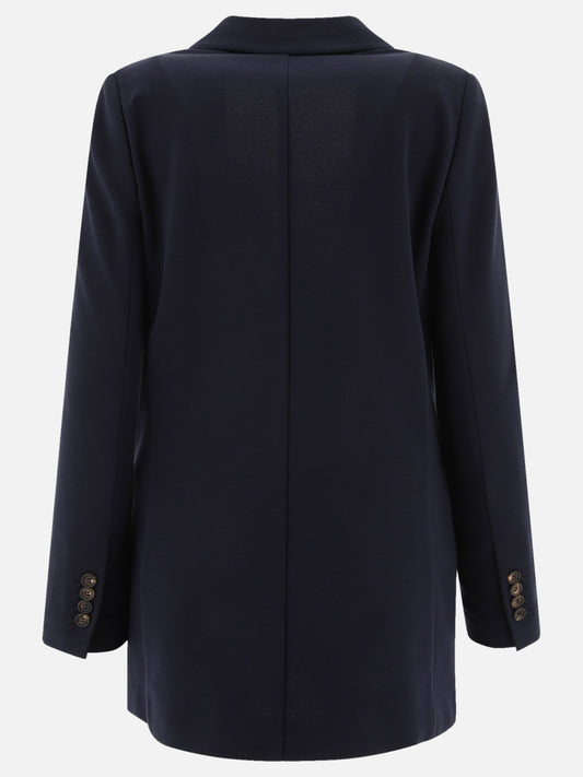 Blazer Solid colour  Blu - Brunello Cucinelli Donna | PLP | VIETTI Online Store | 2
