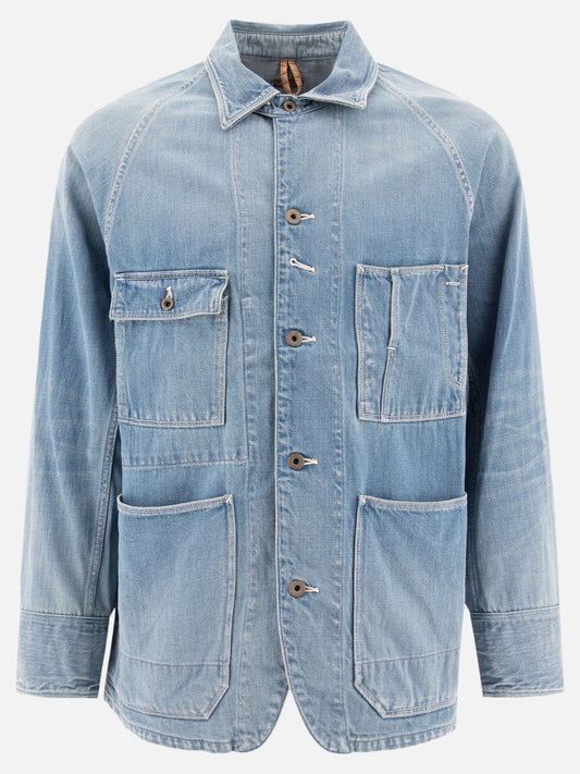 KAPITAL "Cactus" denim jacket Light blue