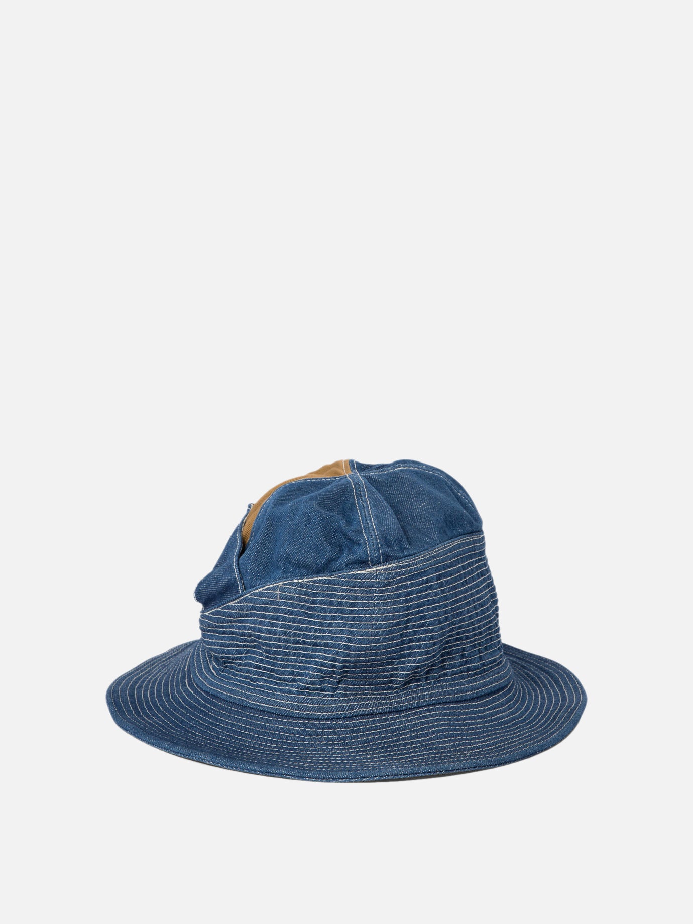 Bucket hats 100% cotton  Blue - KAPITAL Men | PDP | VIETTI Online Store | Zoom-Modal_2
