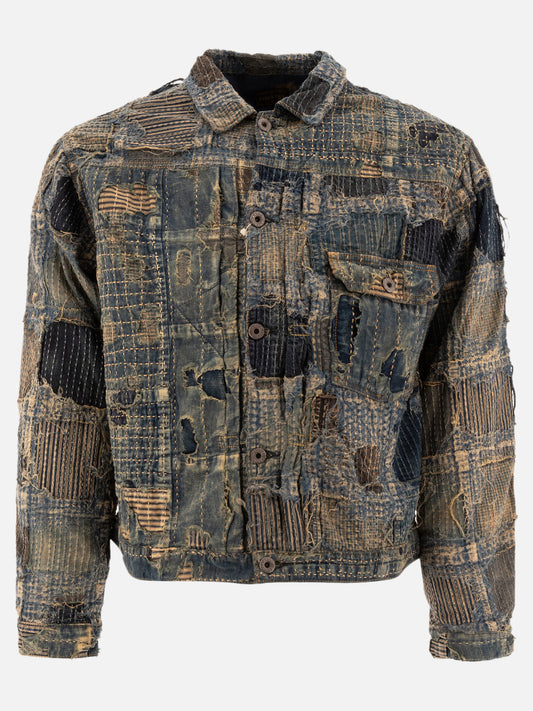 Giacche leggere & Trapuntate Solid colour  Blu - KAPITAL Uomo | PLP | VIETTI Online Store 
