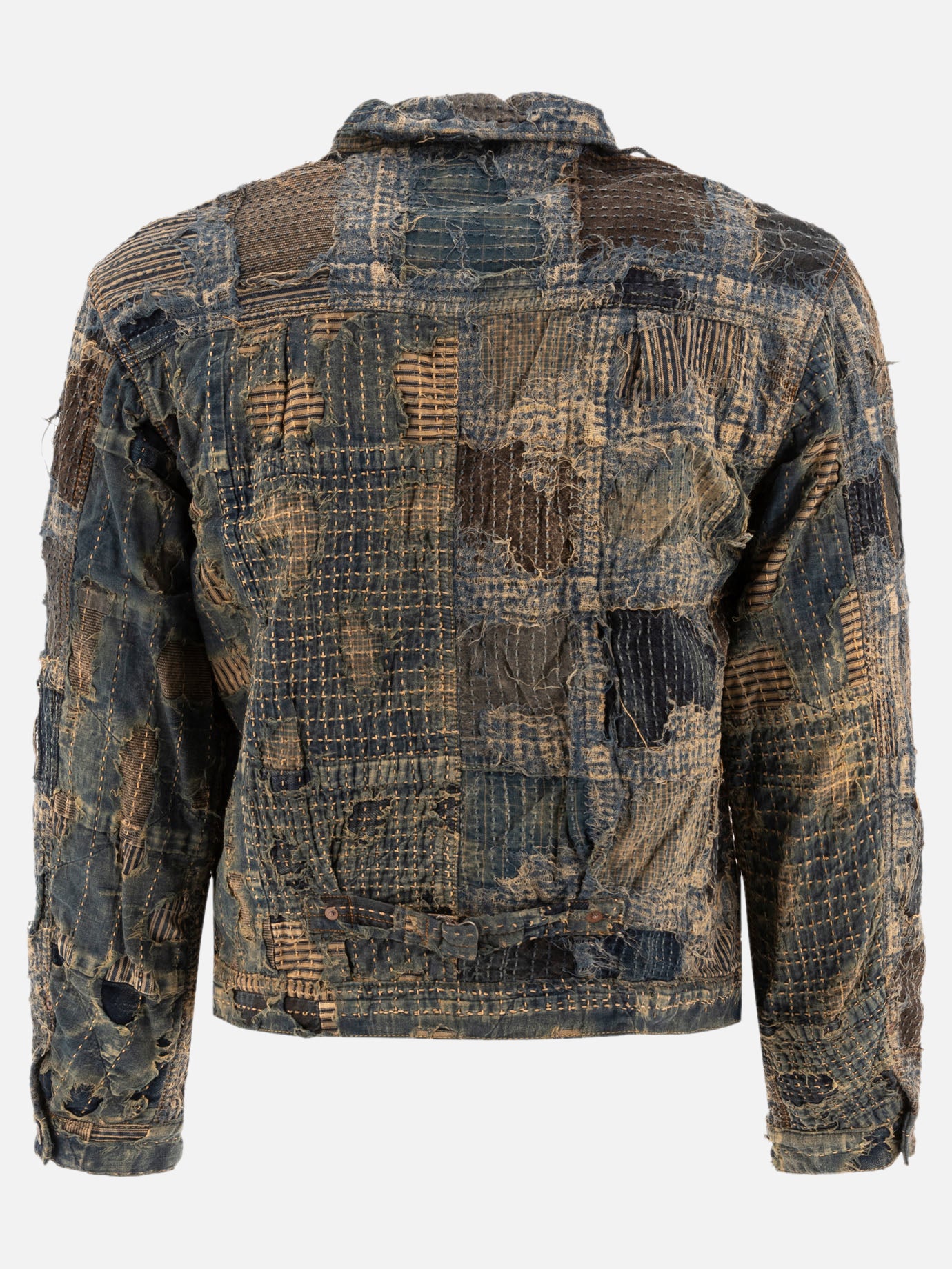 Giacche leggere & Trapuntate Solid colour  Blu - KAPITAL Uomo | PDP | VIETTI Online Store | thumbnail_3
