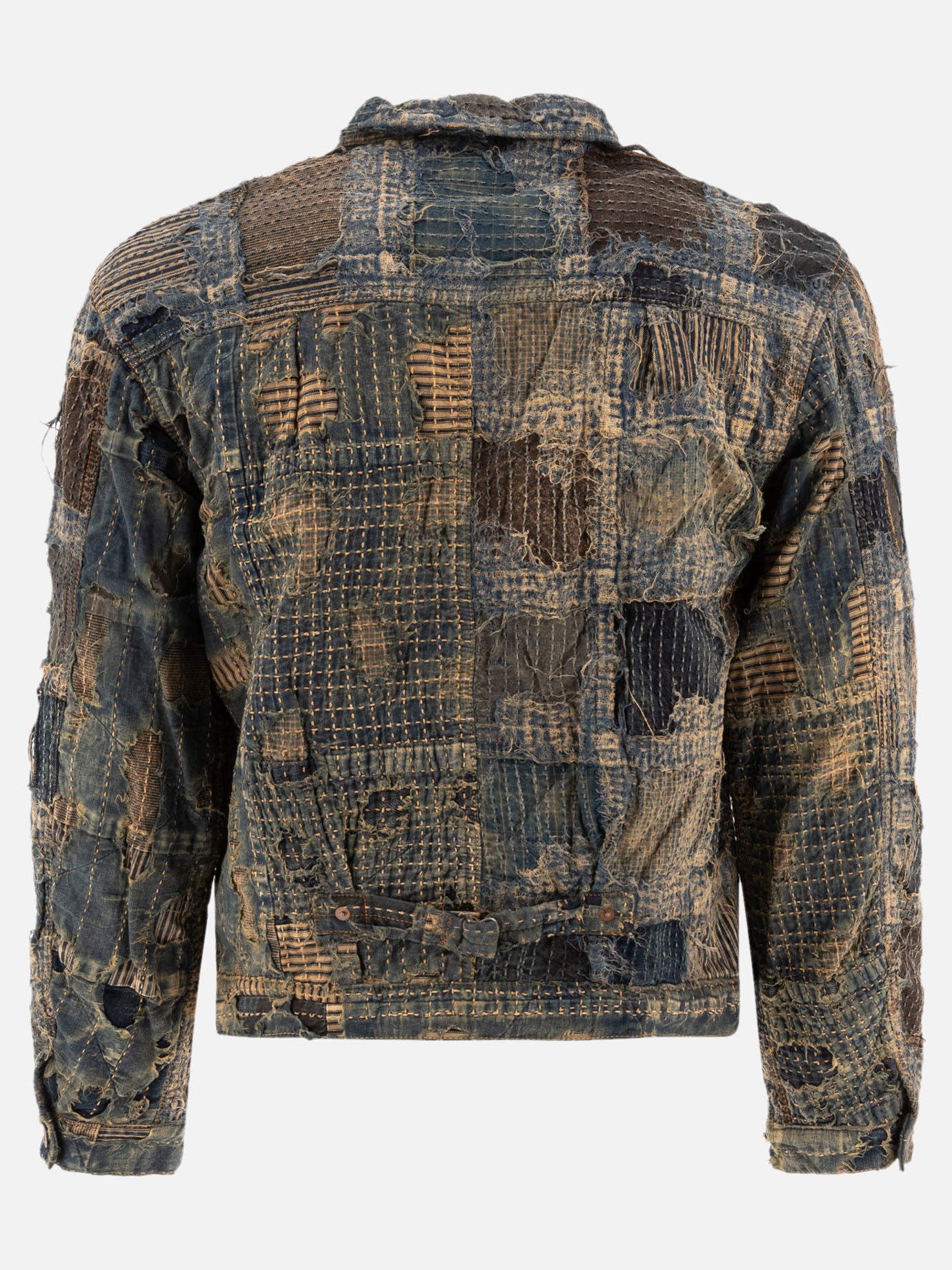 Giacche leggere & Trapuntate Solid colour  Blu - KAPITAL Uomo | PDP | VIETTI Online Store | Zoom-Modal_4
