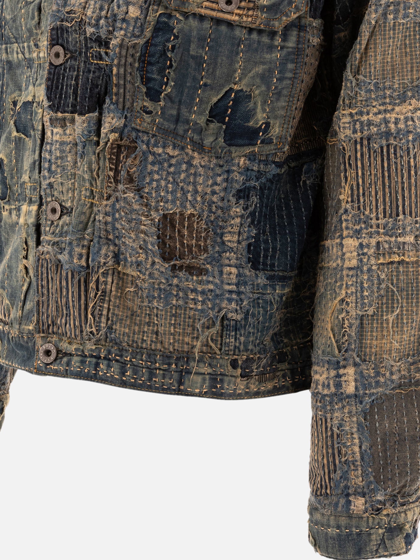 Giacche leggere & Trapuntate Solid colour  Blu - KAPITAL Uomo | PDP | VIETTI Online Store | Zoom-Modal_7
