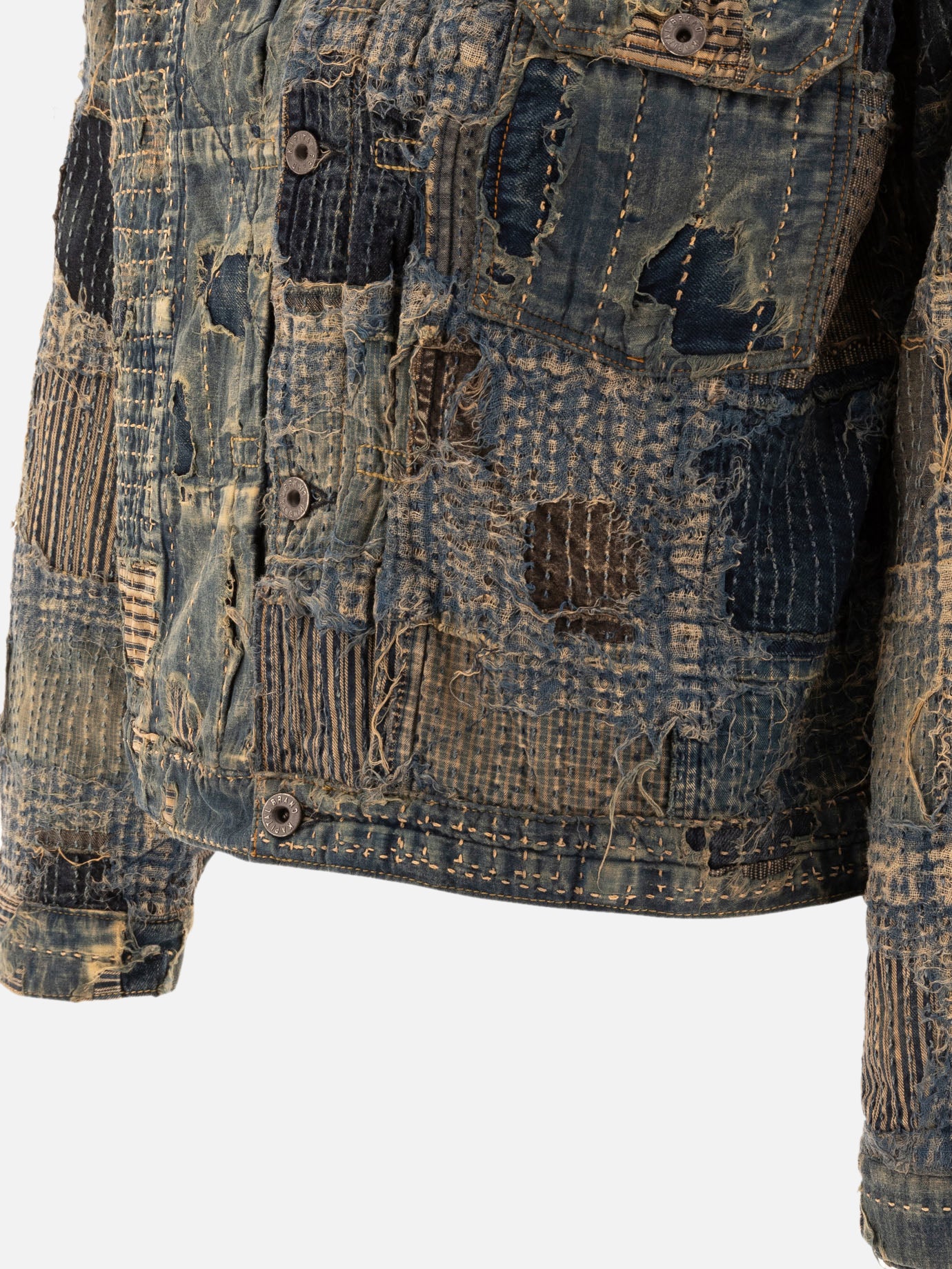 Giacche leggere & Trapuntate Solid colour  Blu - KAPITAL Uomo | PDP | VIETTI Online Store | thumbnail_8