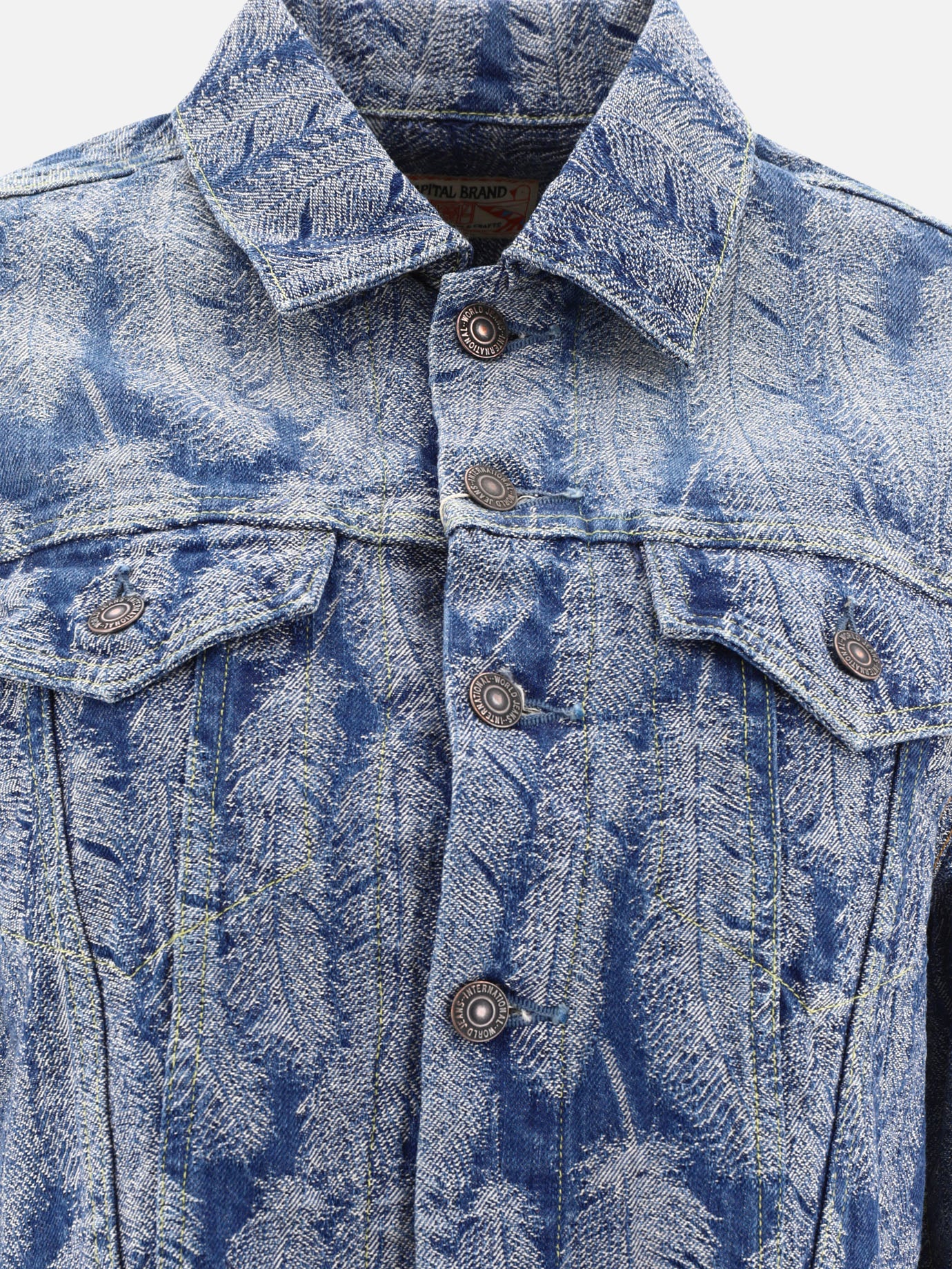 Giacche in denim Print  Azzurro - KAPITAL Donna | PDP | VIETTI Online Store | Zoom-Modal_3
