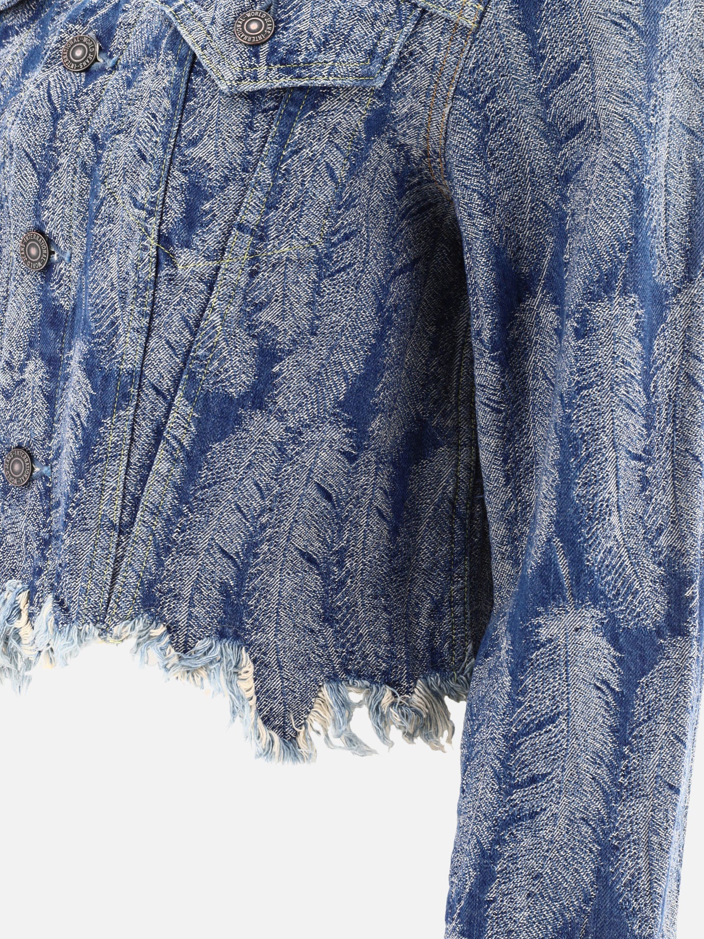 Giacche in denim Print  Azzurro - KAPITAL Donna | PDP | VIETTI Online Store | Zoom-Modal_4
