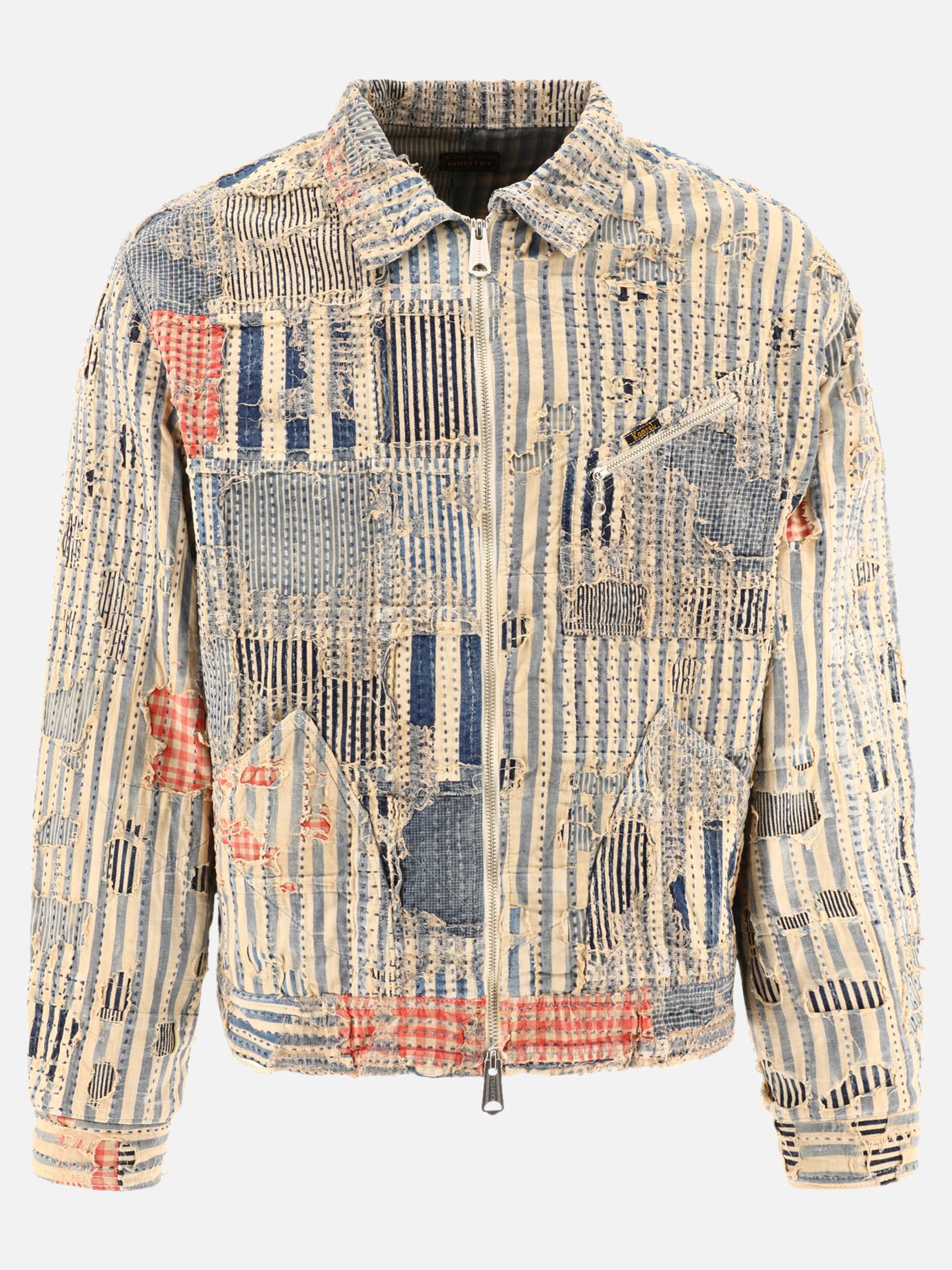 Giacche leggere & Trapuntate Print  Beige - KAPITAL Uomo | PDP | VIETTI Online Store | Zoom-Modal
