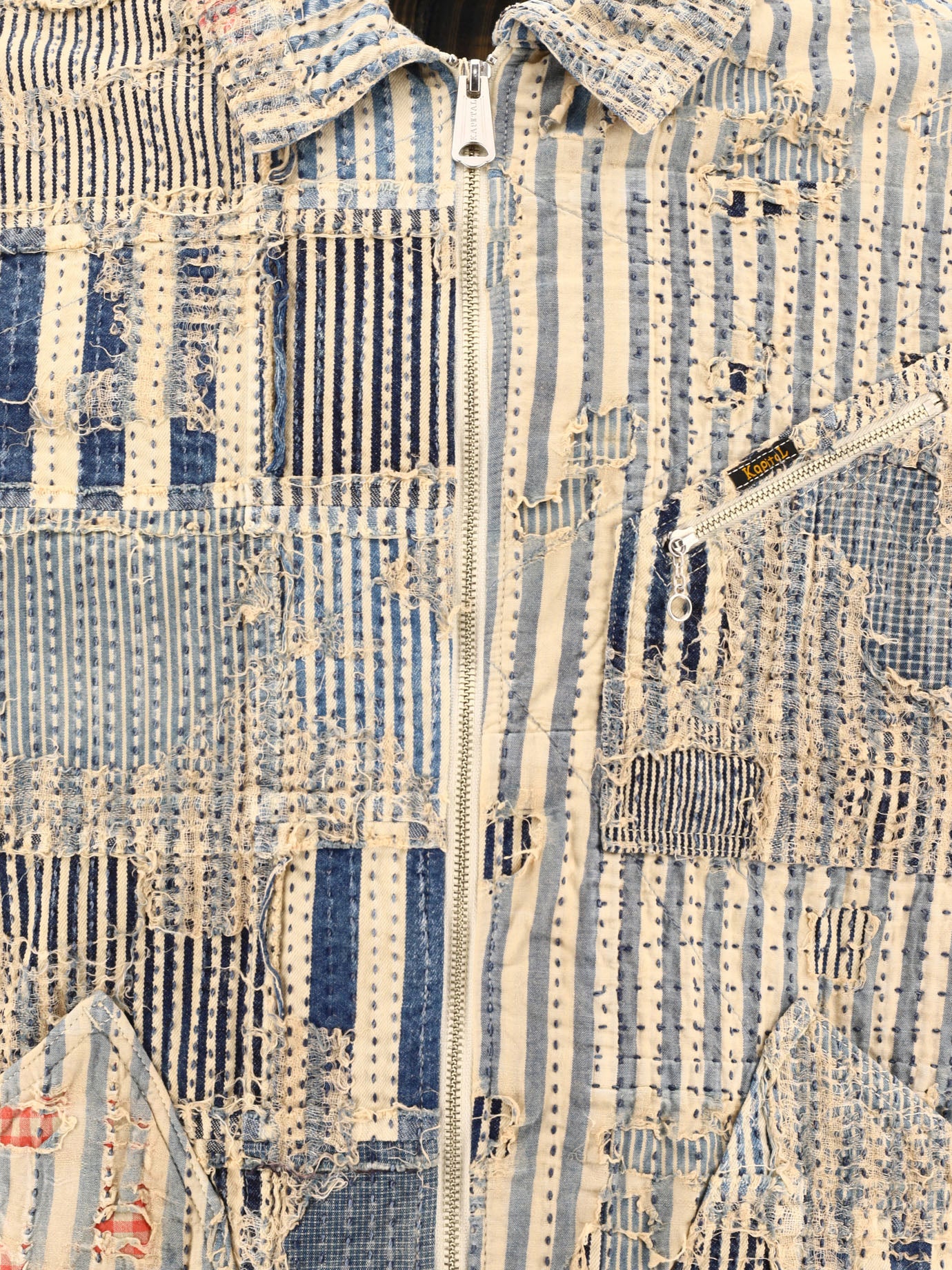 Giacche leggere & Trapuntate Print  Beige - KAPITAL Uomo | PDP | VIETTI Online Store | Zoom-Modal_3
