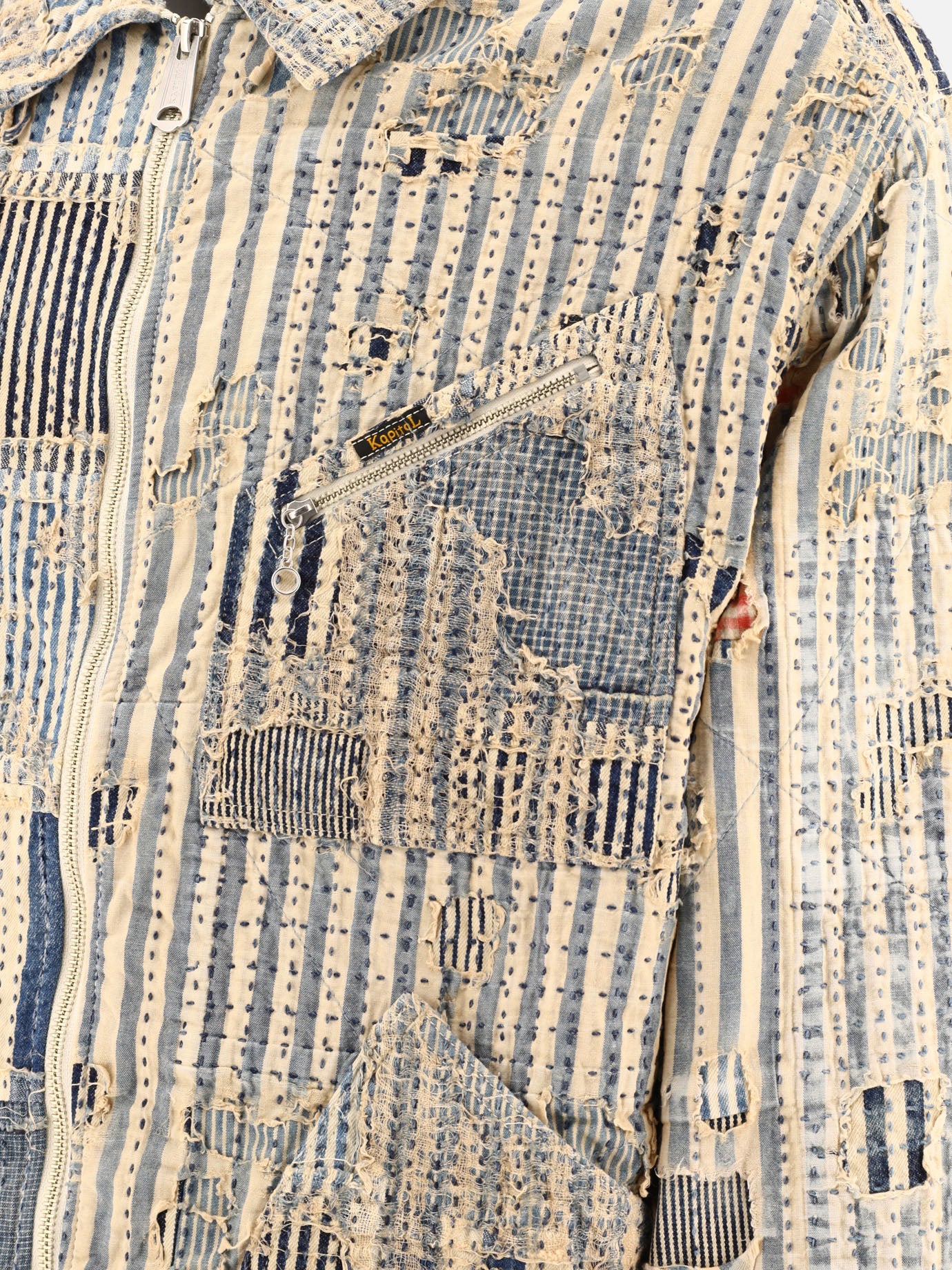 Giacche leggere & Trapuntate Print  Beige - KAPITAL Uomo | PDP | VIETTI Online Store | Zoom-Modal_4
