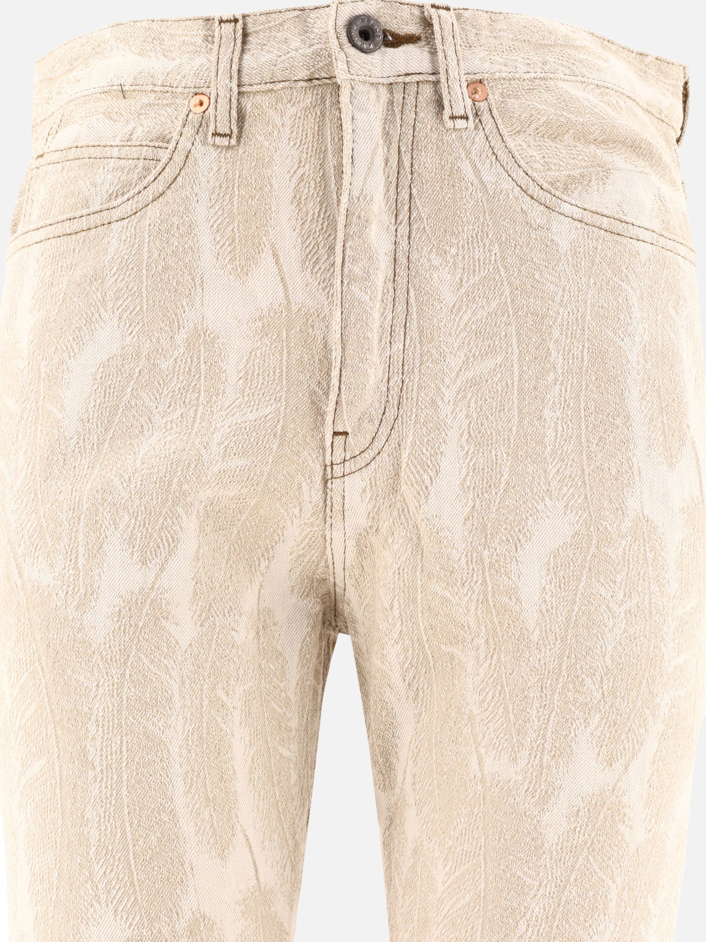 KAPITAL "Magpie" jeans Beige