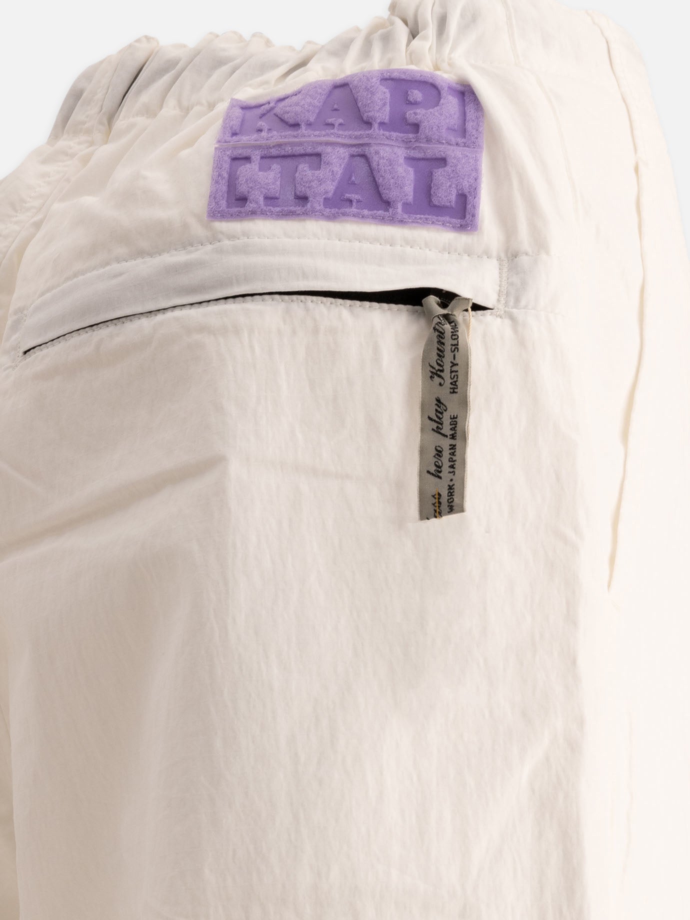 KAPITAL "Ripstop Nouvelle Shuttle" trousers White