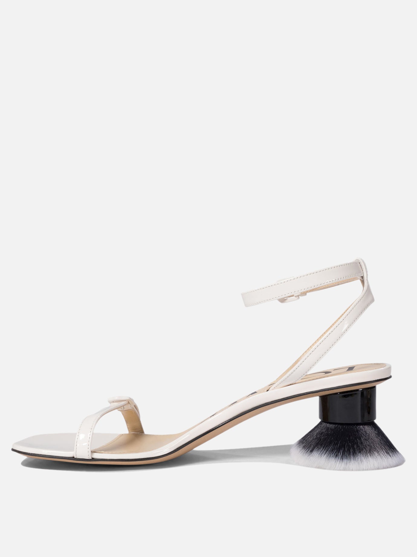 Flat sandals 100% lamb - 100% leather  White - Loewe Women | PDP | VIETTI Online Store | thumbnail_3