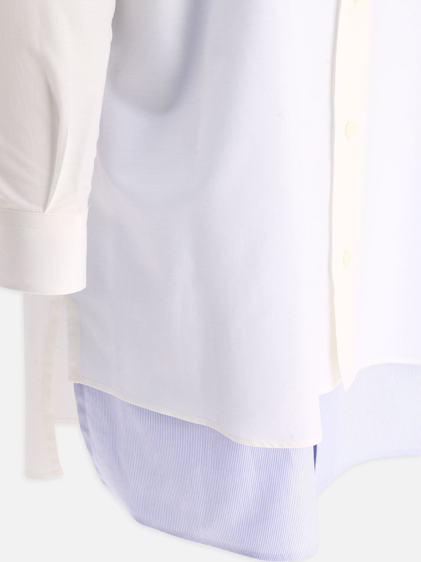 Loewe Double layer chemise dress White - Women | VIETTI