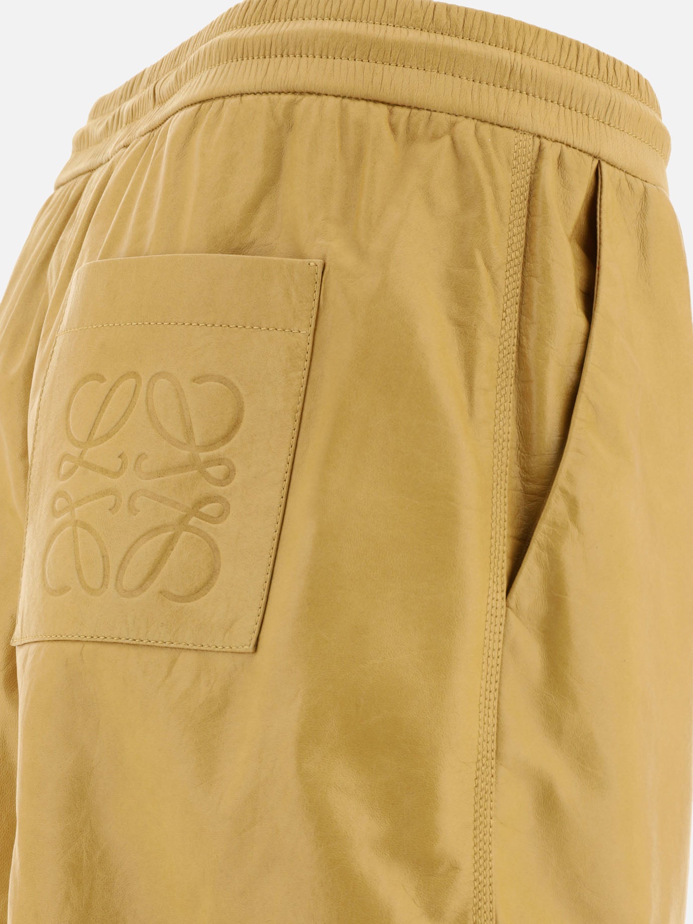 Drawstring shorts Solid colour  Beige - Loewe Women | PDP | VIETTI Online Store | thumbnail_4