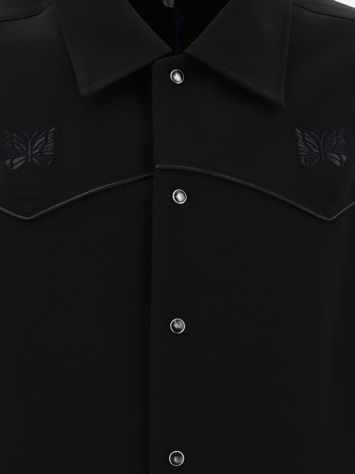 Giacche leggere & Trapuntate Solid colour  Nero - Needles Uomo | PDP | VIETTI Online Store | thumbnail_3
