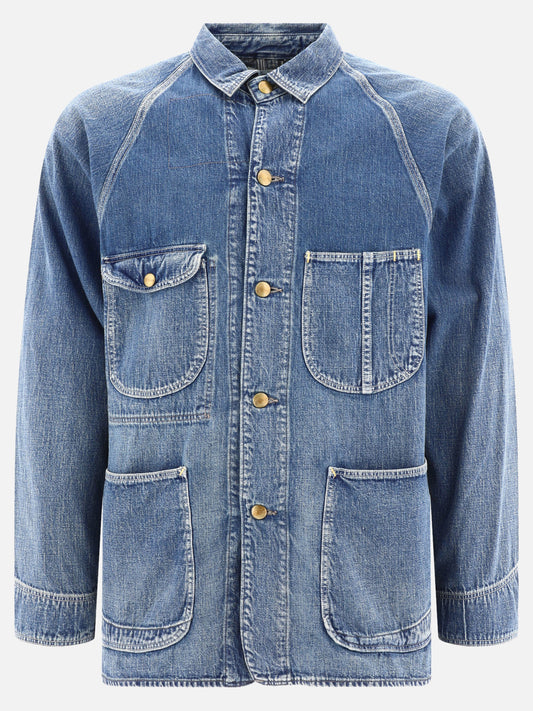Giacche overshirt Solid colour  Azzurro - OrSlow Uomo | PLP | VIETTI Online Store 
