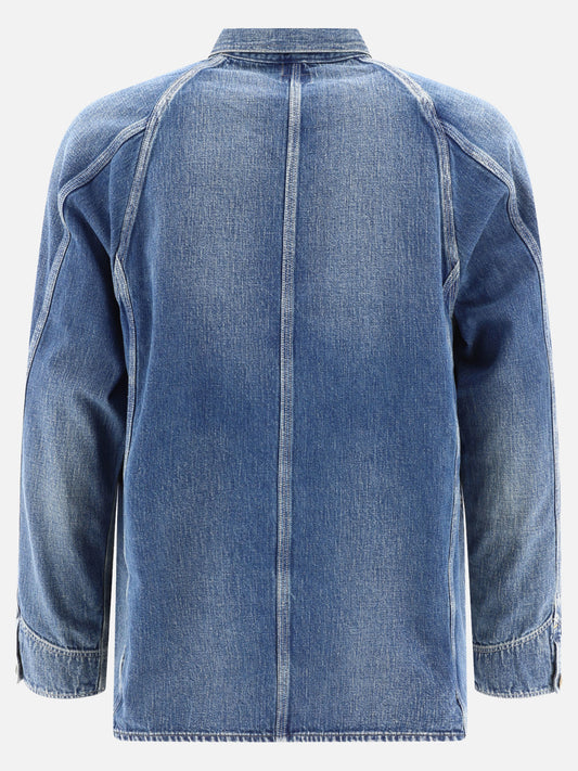 Giacche overshirt Solid colour  Azzurro - OrSlow Uomo | PLP | VIETTI Online Store | 2
