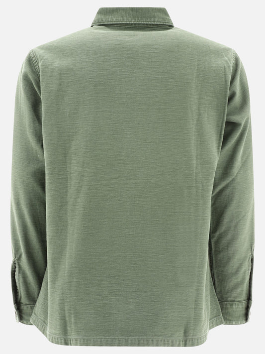 Giacche overshirt Solid colour  Verde - OrSlow Uomo | PLP | VIETTI Online Store | 2
