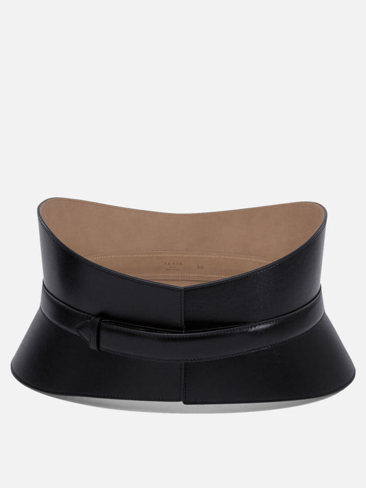 Alaïa "Neo Bustier" belt 13475398_70 Black 1