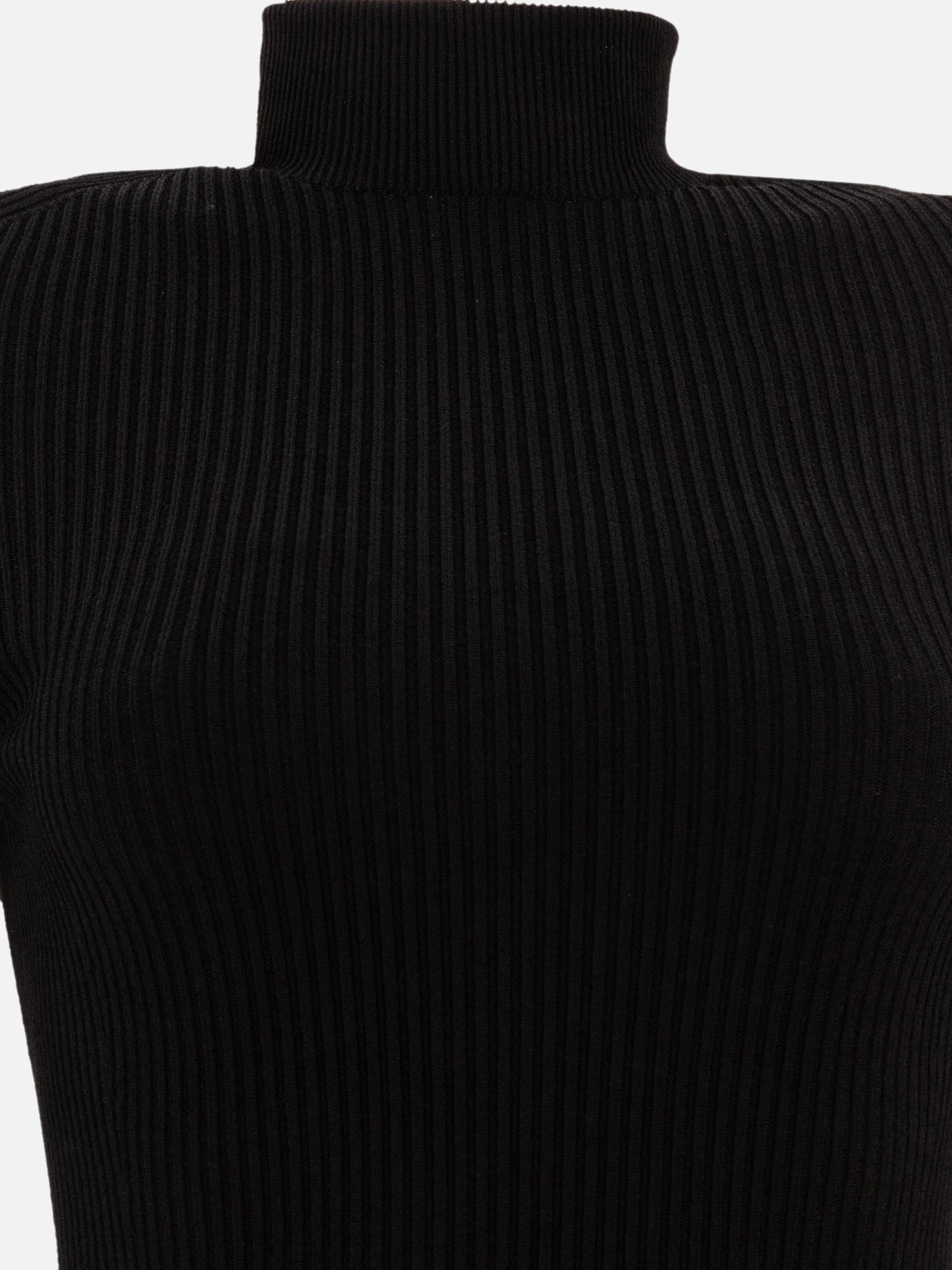 Alaïa Rib-knit bodysuit 11640186_36 Black thumbnail_3