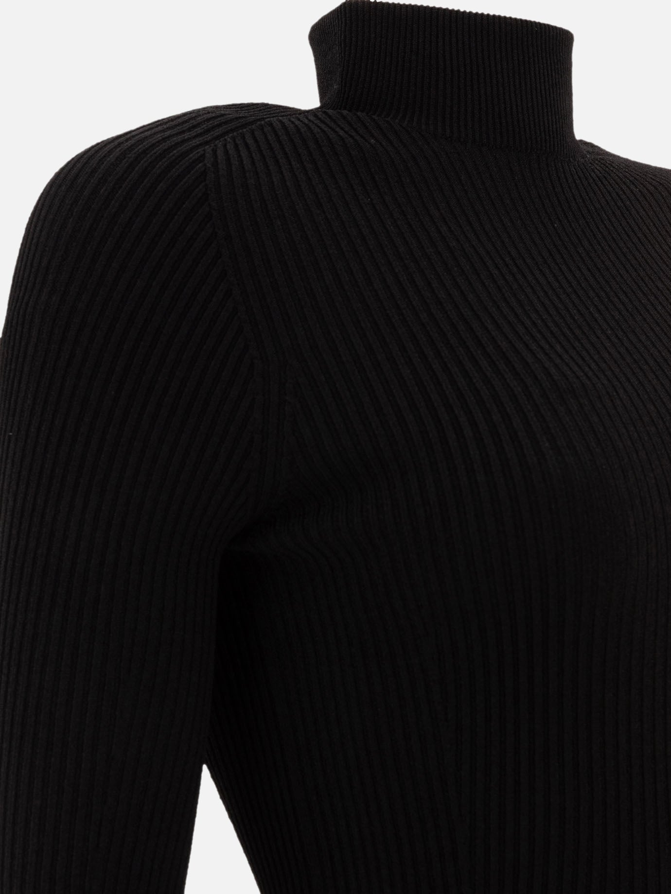 Alaïa Rib-knit bodysuit 11640186_36 Black thumbnail_4