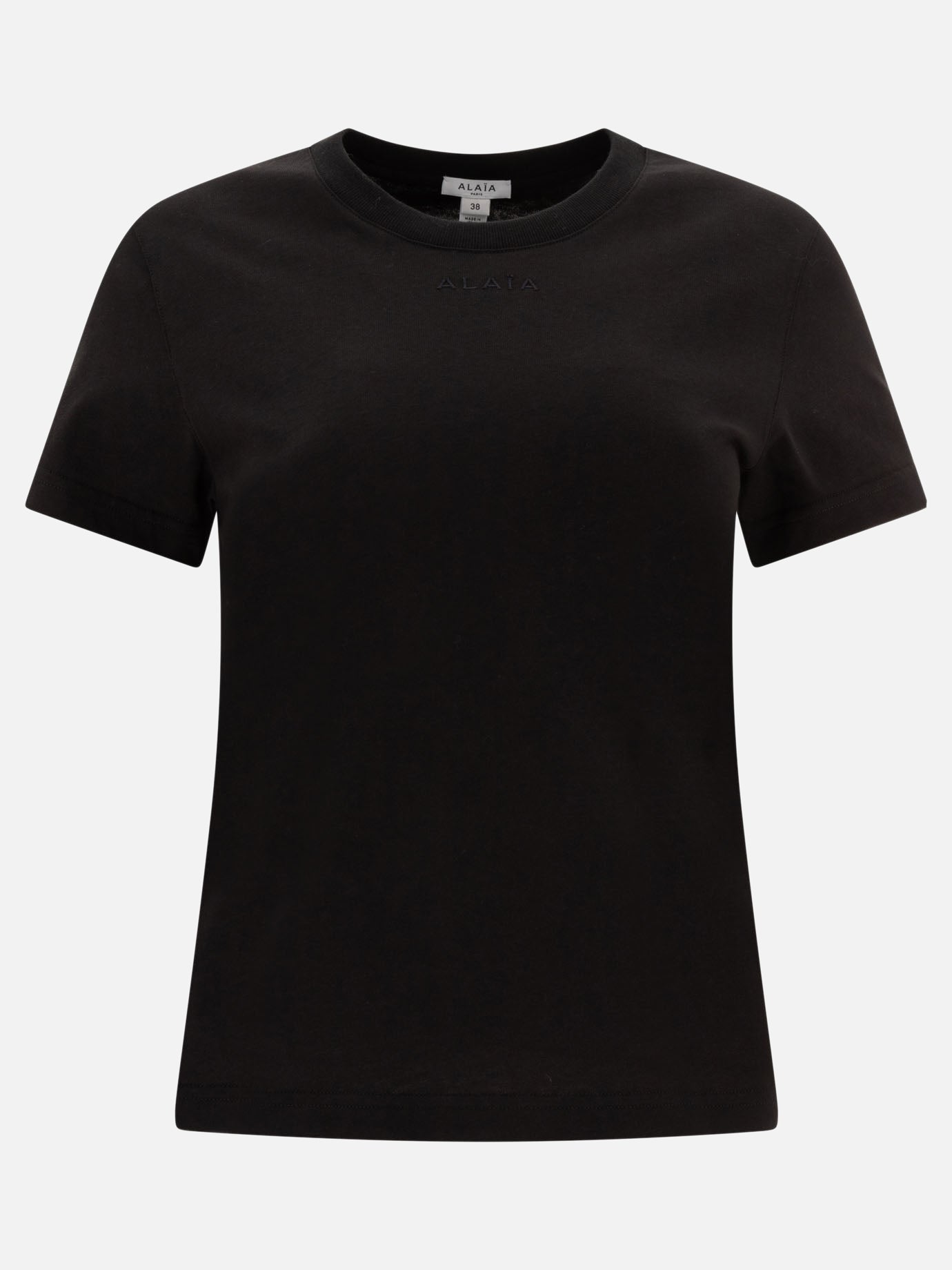 Alaïa Cotton t-shirt 17905835_38 Black thumbnail_1