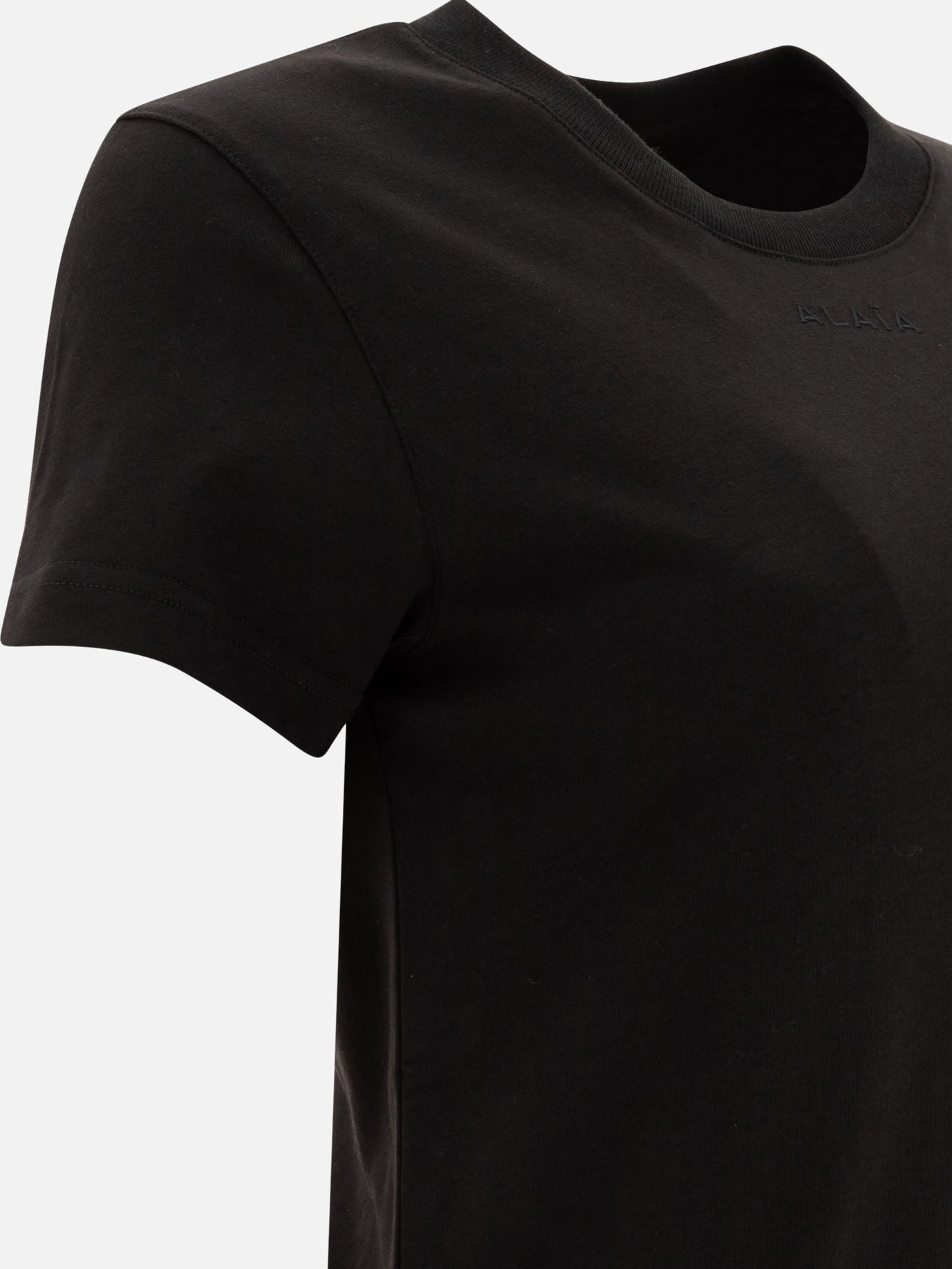 Alaïa Cotton t-shirt 17905835_38 Black thumbnail_4