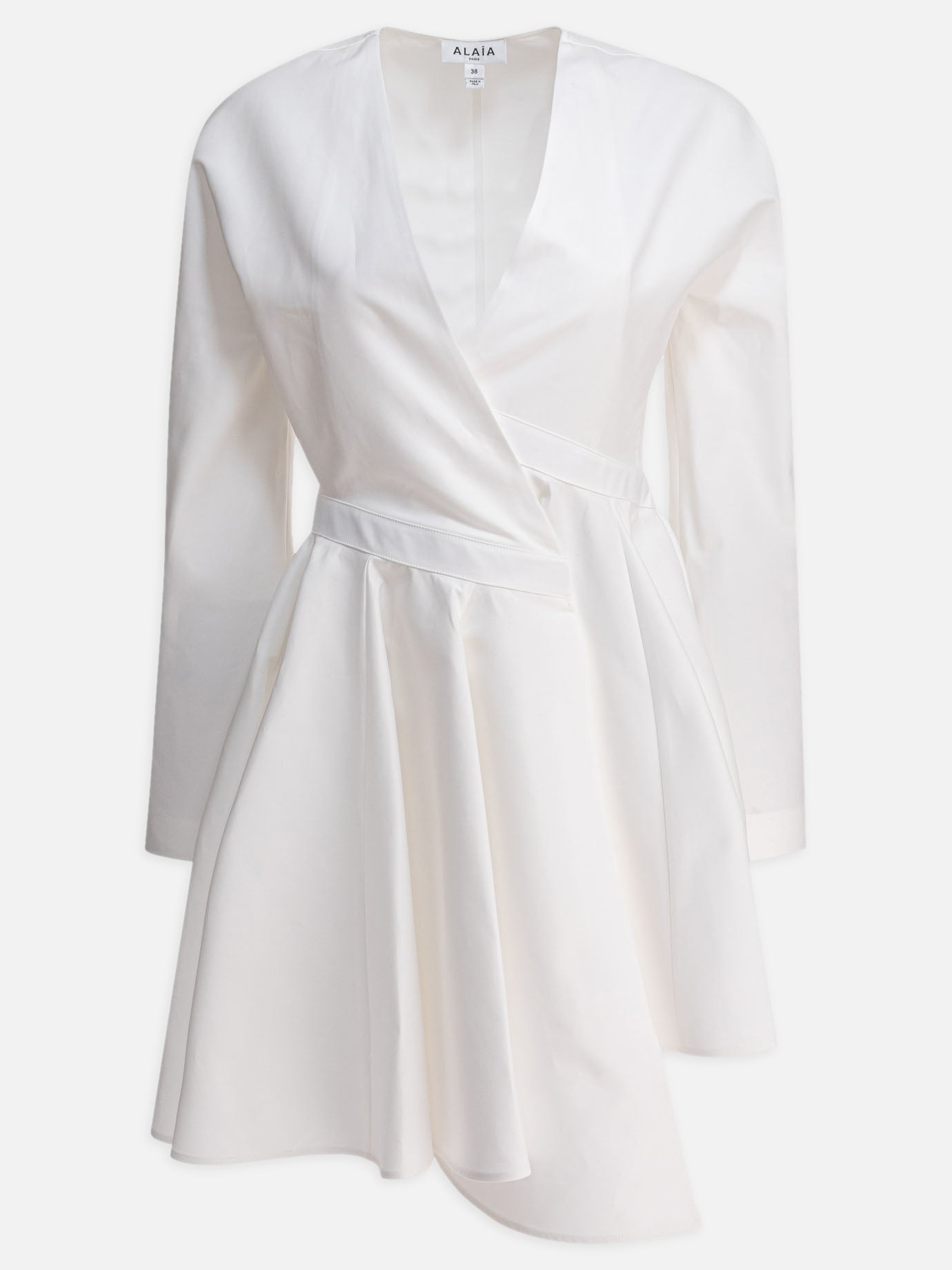Alaïa Asymmetric short dress White - Women