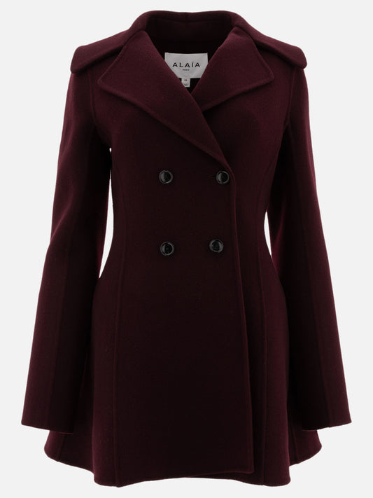 Short coats Solid colour  Bordeaux - Alaïa Women | PLP | VIETTI Online Store 
