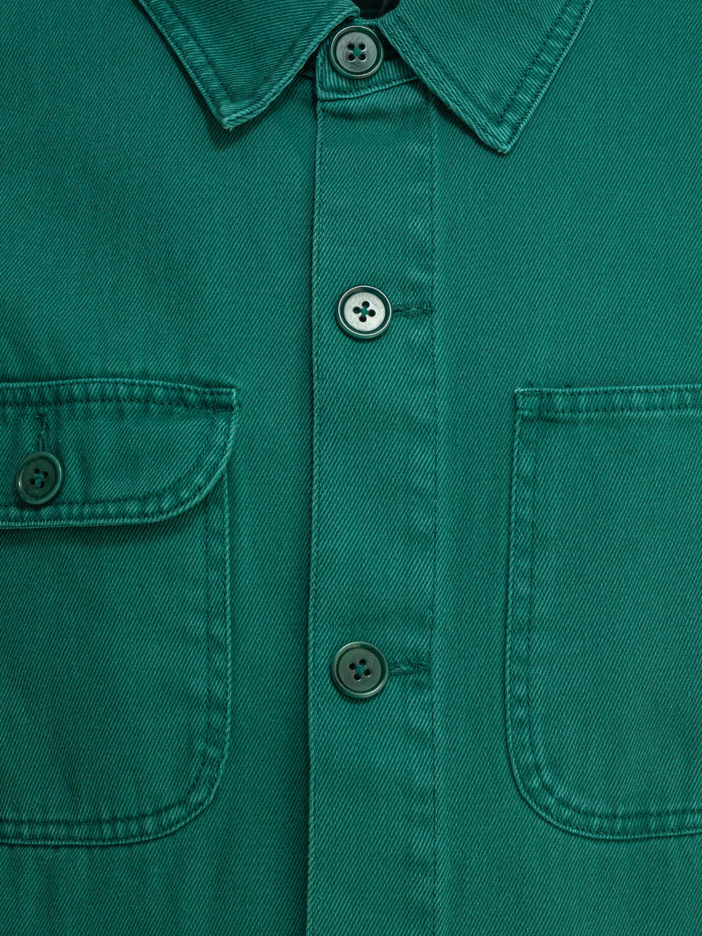 Giacche overshirt Solid colour  Verde - Alex Mill Uomo | PDP | VIETTI Online Store | Zoom-Modal_3
