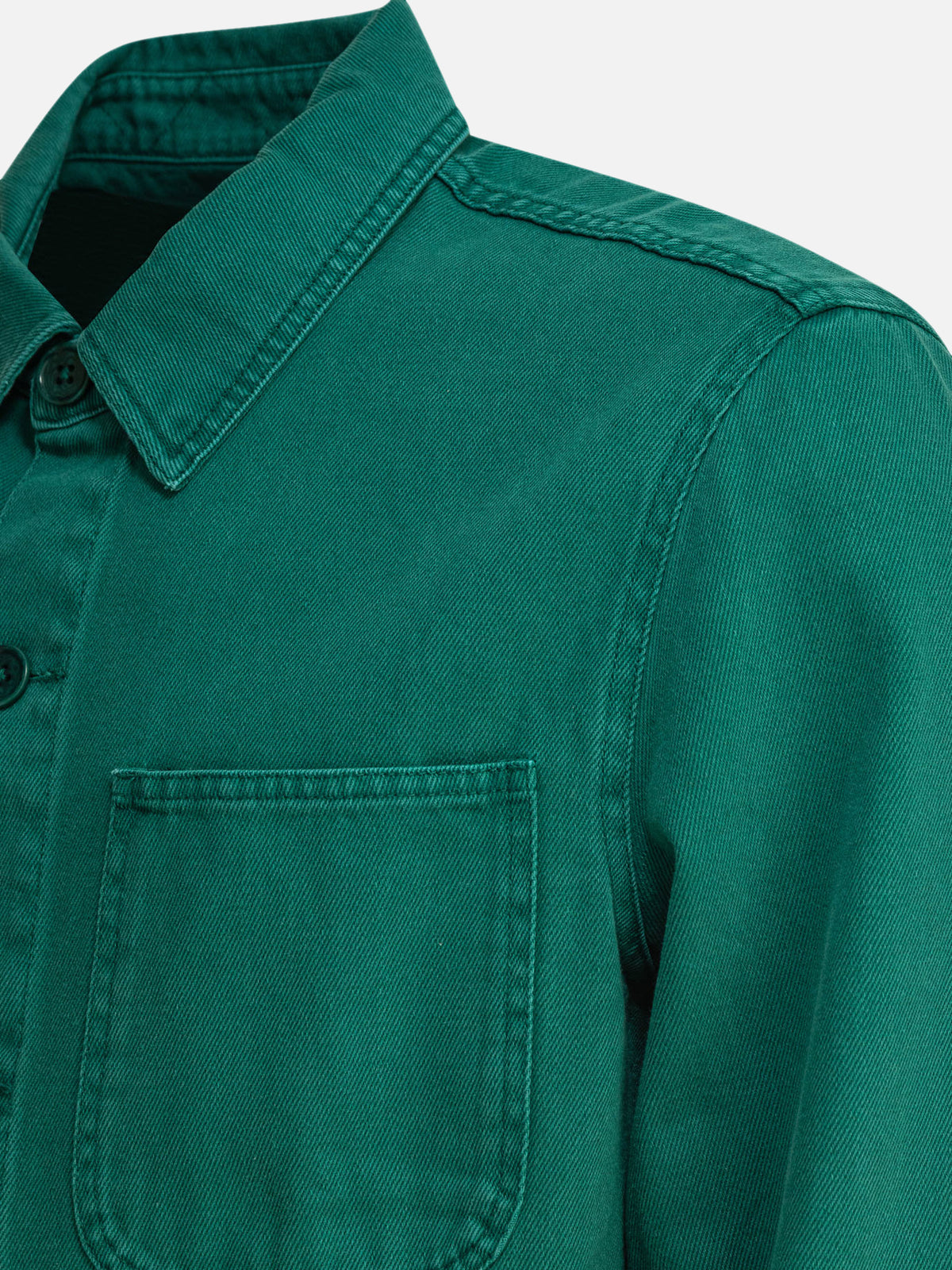 Alex Mill Work overshirt jacket Green - VIETTI