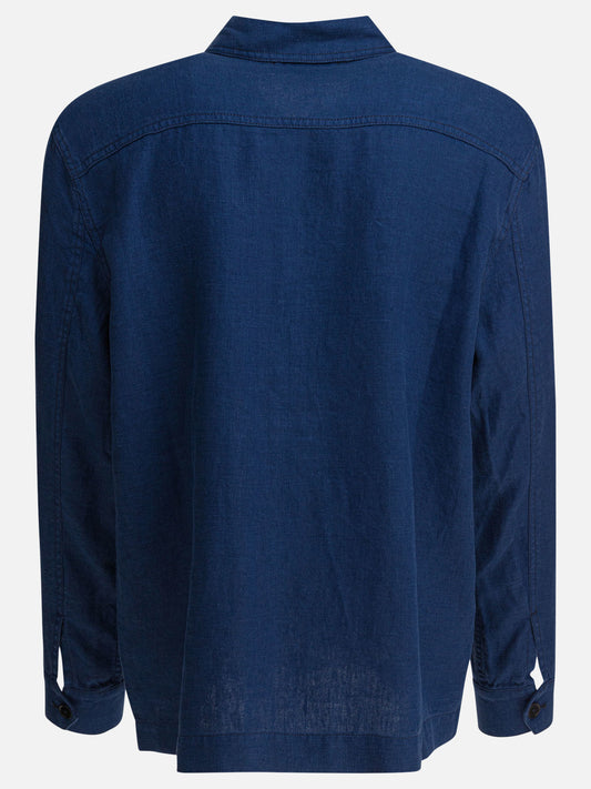 Alex Mill Linen work jacket 19935519_S Blue 2