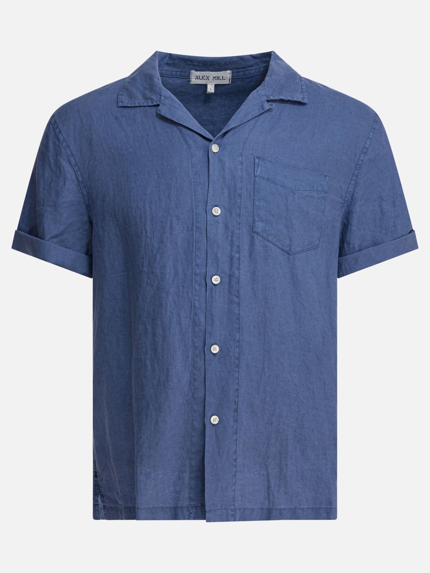 Camicie casual Solid colour  Azzurro - Alex Mill Uomo | PDP | VIETTI Online Store | Zoom-Modal
