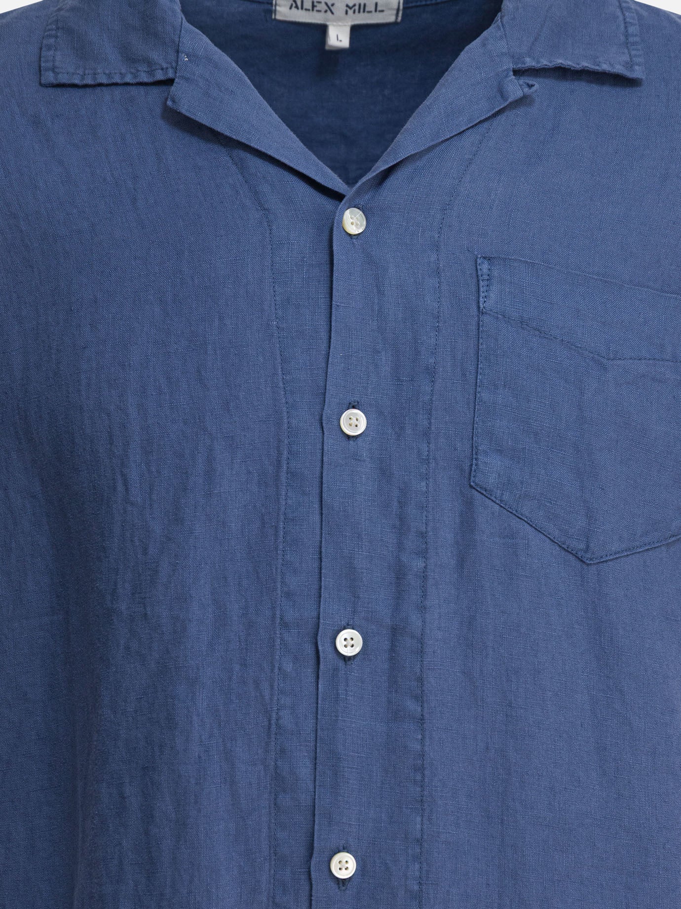 Camicie casual Solid colour  Azzurro - Alex Mill Uomo | PDP | VIETTI Online Store | thumbnail_3