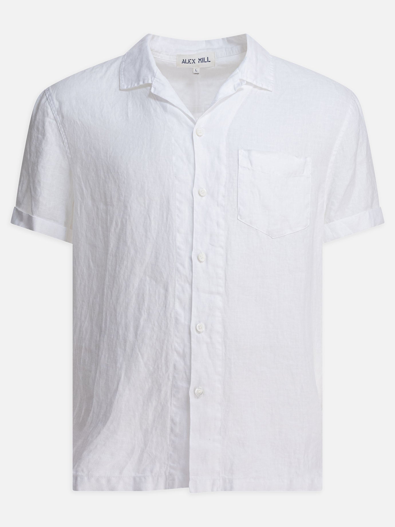 Camicie casual Solid colour  Bianco - Alex Mill Uomo | PDP | VIETTI Online Store | Zoom-Modal
