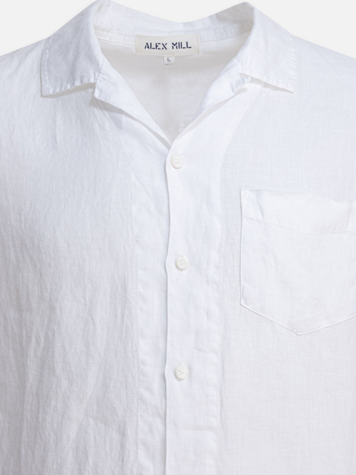 Camicie casual Solid colour  Bianco - Alex Mill Uomo | PDP | VIETTI Online Store | Zoom-Modal_3
