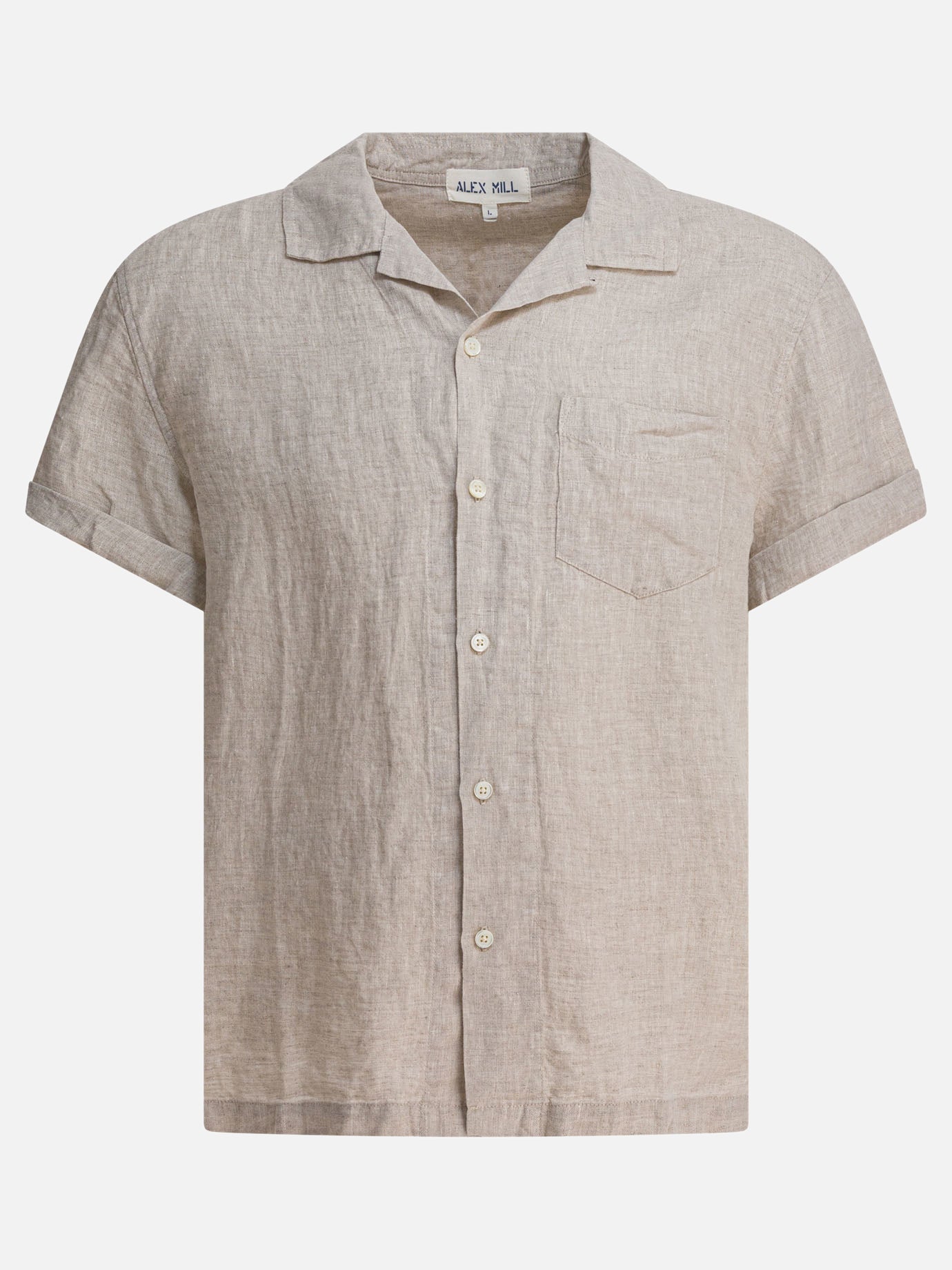 Casual shirts Solid colour  Beige - Alex Mill Men | PDP | VIETTI Online Store | thumbnail