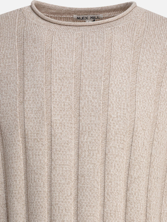 Maglioni girocollo Solid colour  Beige - Alex Mill Uomo | PDP | VIETTI Online Store | 2
